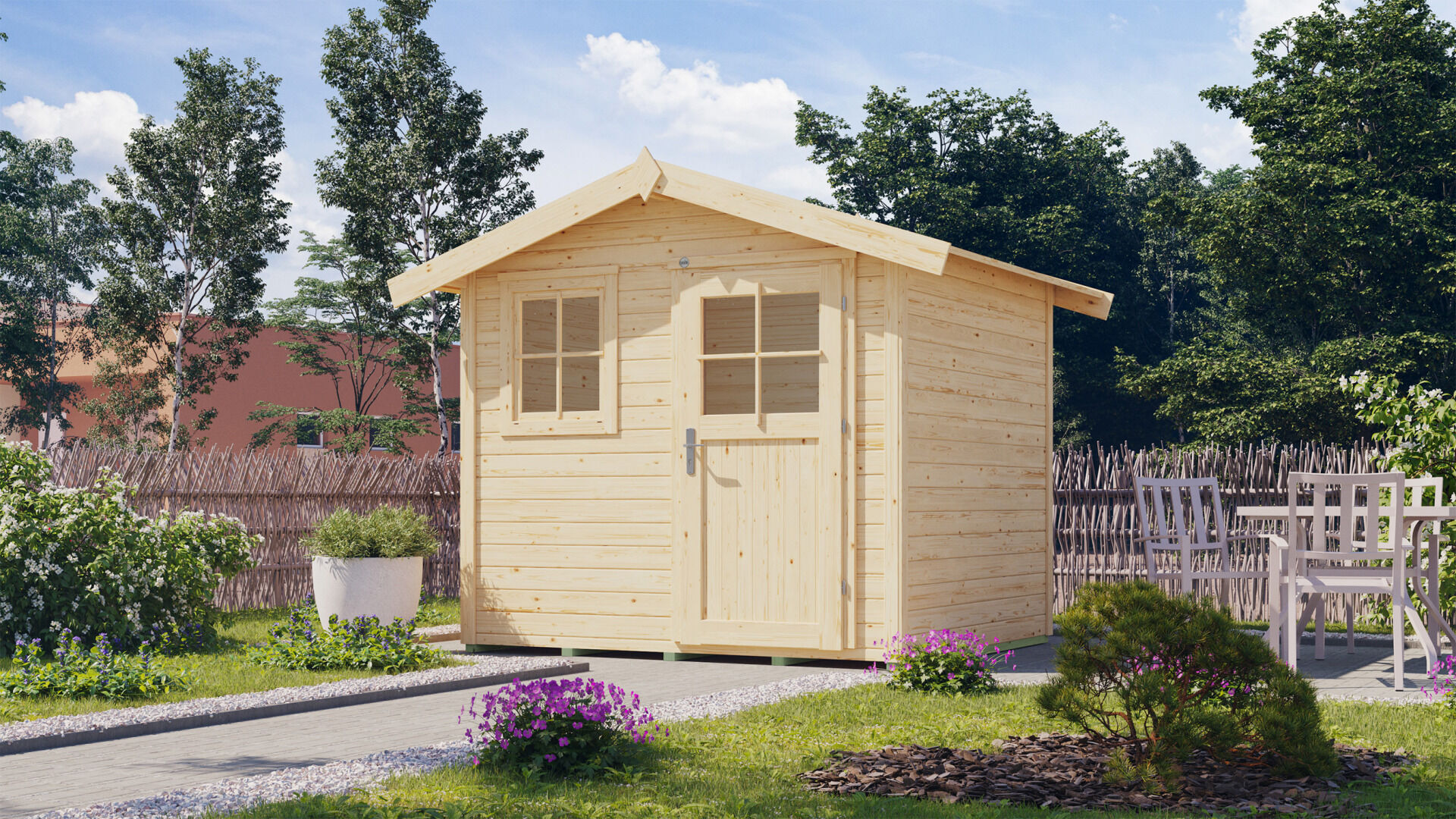 weka Gartenhaus 123 - 3,1x2,4m