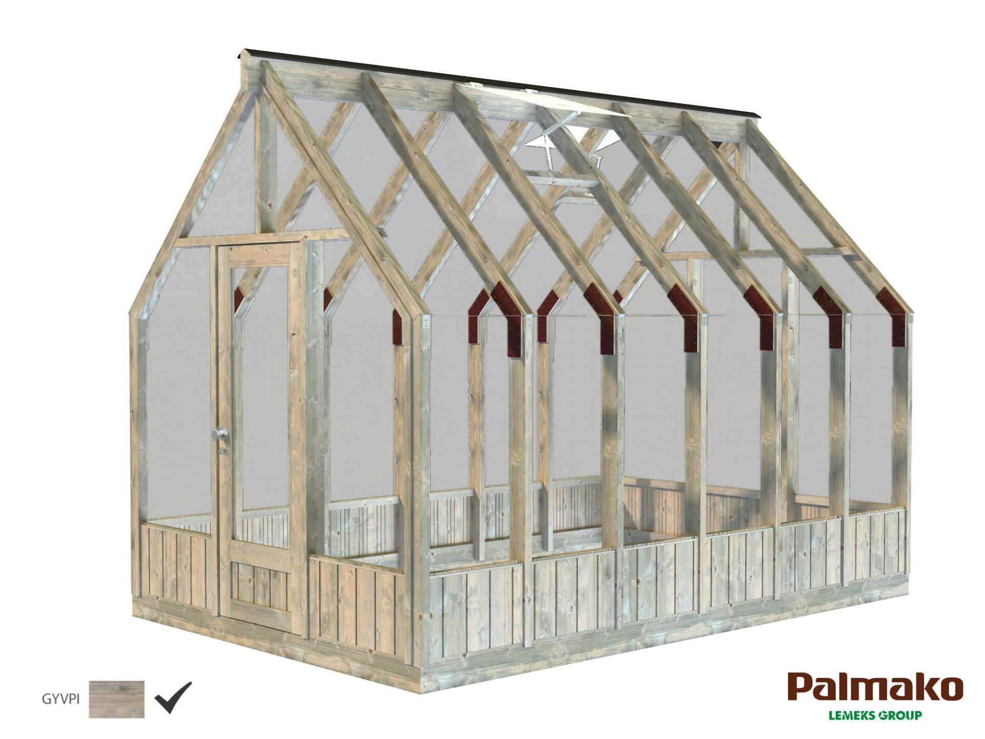 Palmako Gewächshaus Emilia 8,2 m²