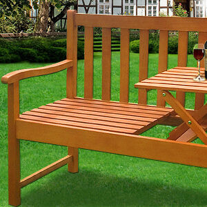 Gartenbank Picknick mit Tisch Eukalyptus FSC®-zertifiziert