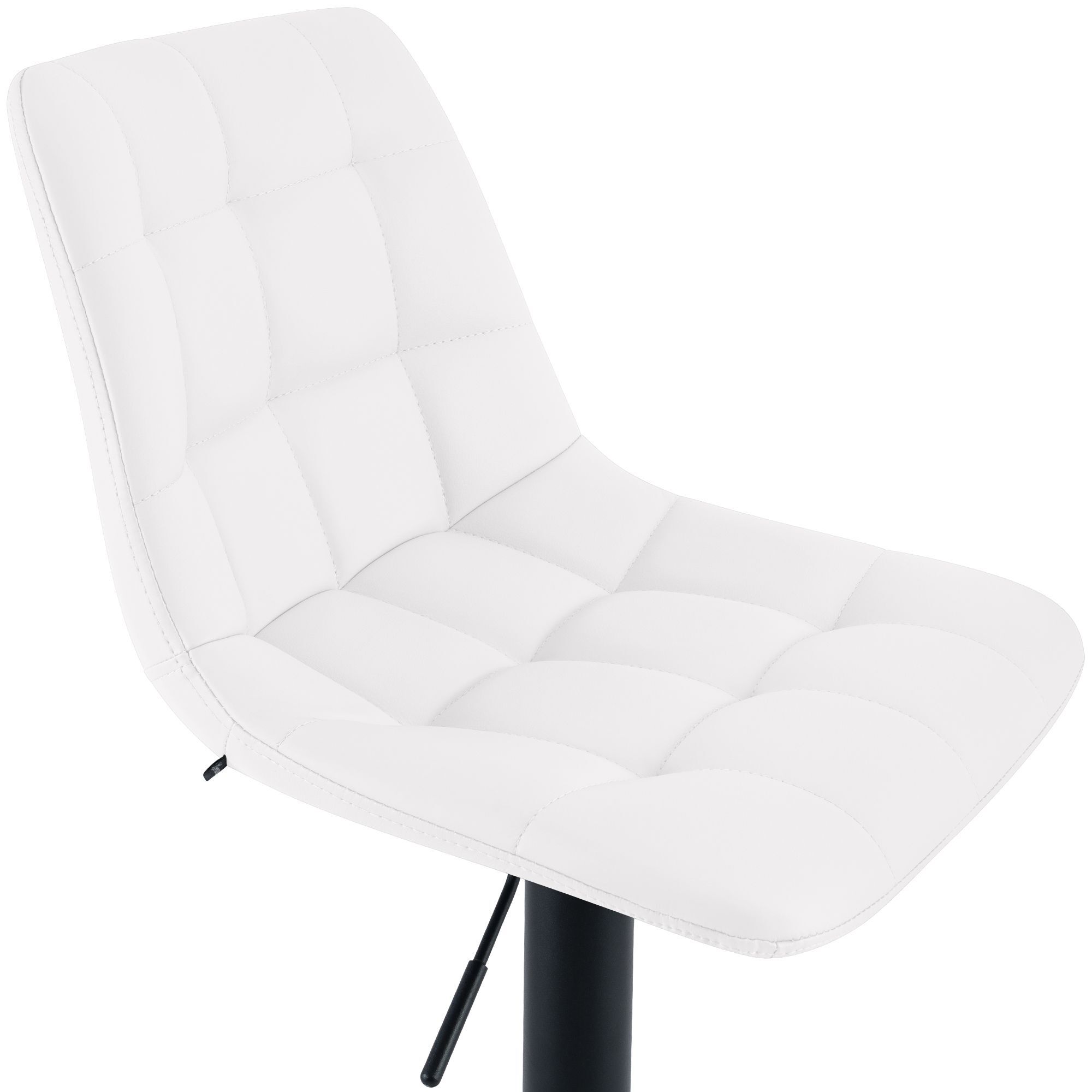 Barhocker Mapun Kunstleder, weiß