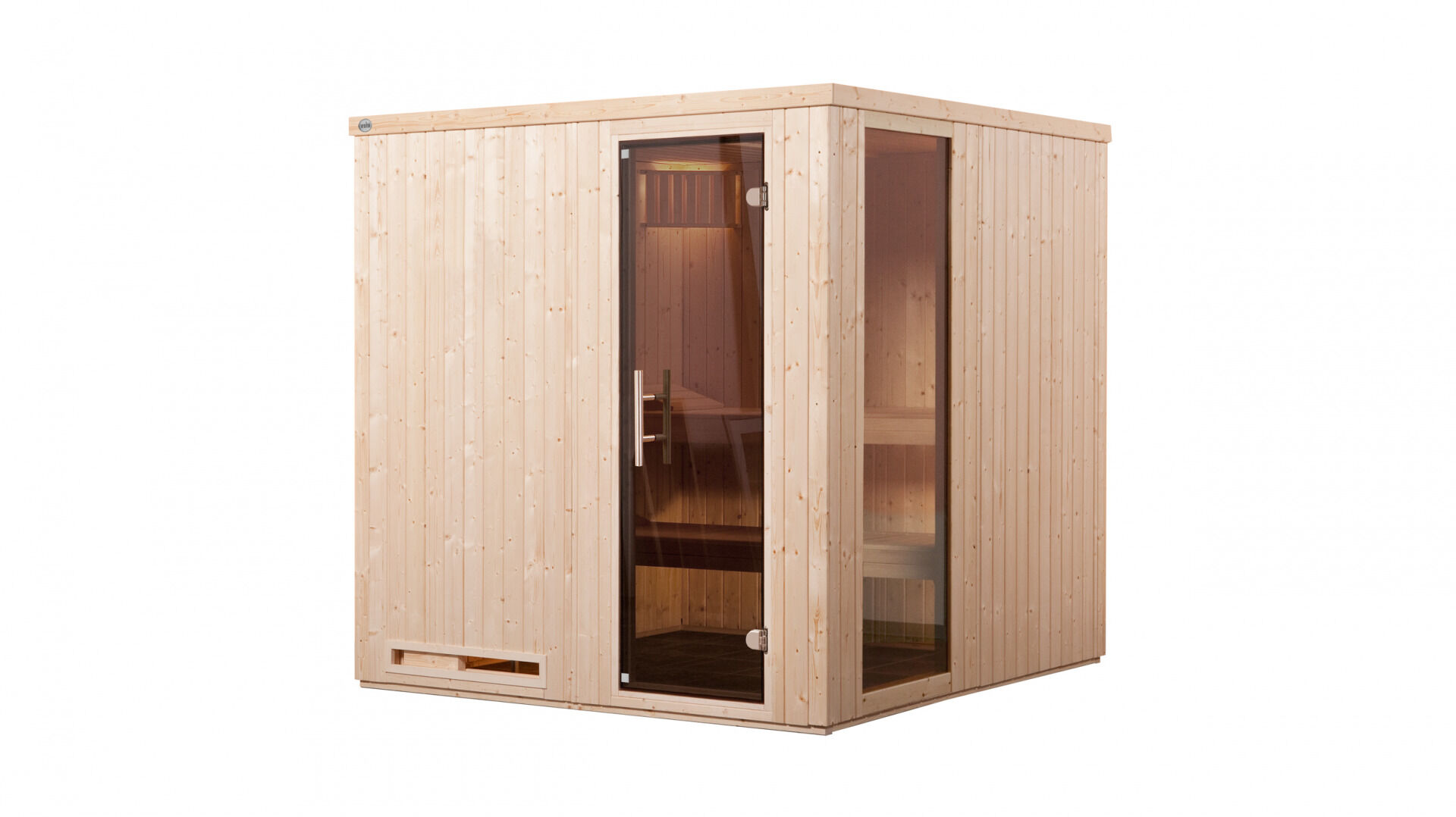 weka Elementsauna HALMSTAD 2F, ohne Ofen, ohne Beleuchtung