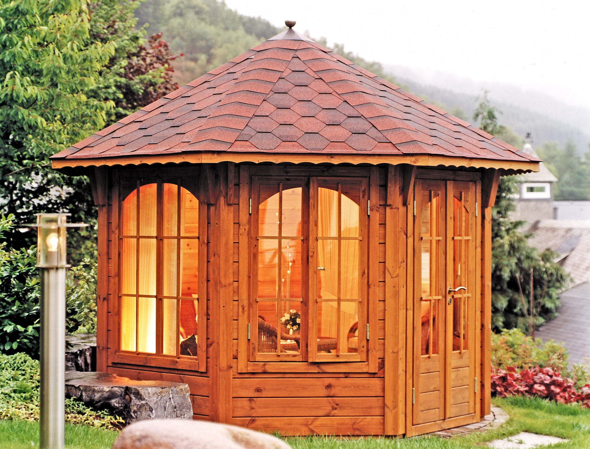 Pavillon Milano 7m2, schwarz
