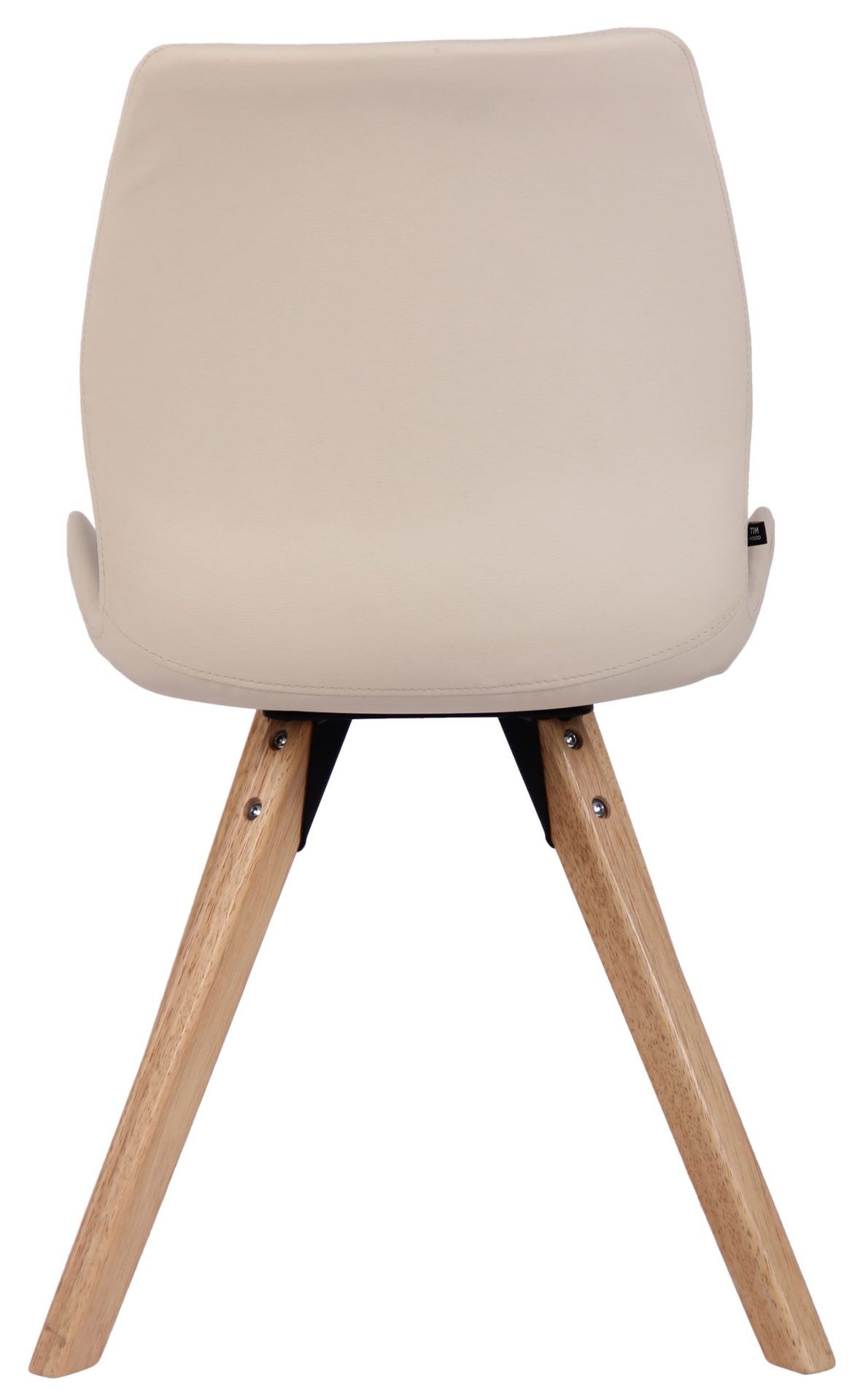 Stuhl Luna Kunstleder, creme