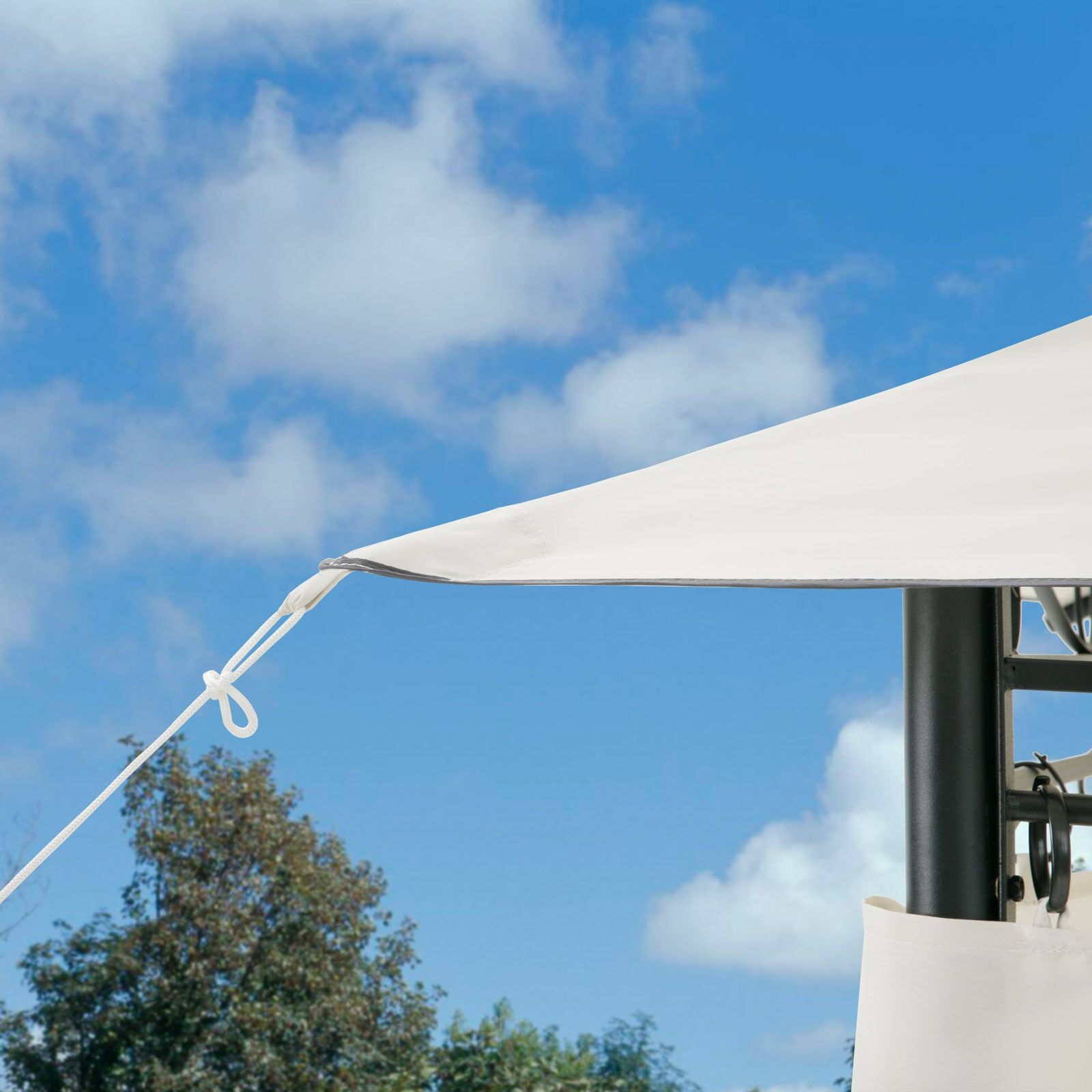 Pavillon Topas Creme 3x4m UV-Schutz 50+
