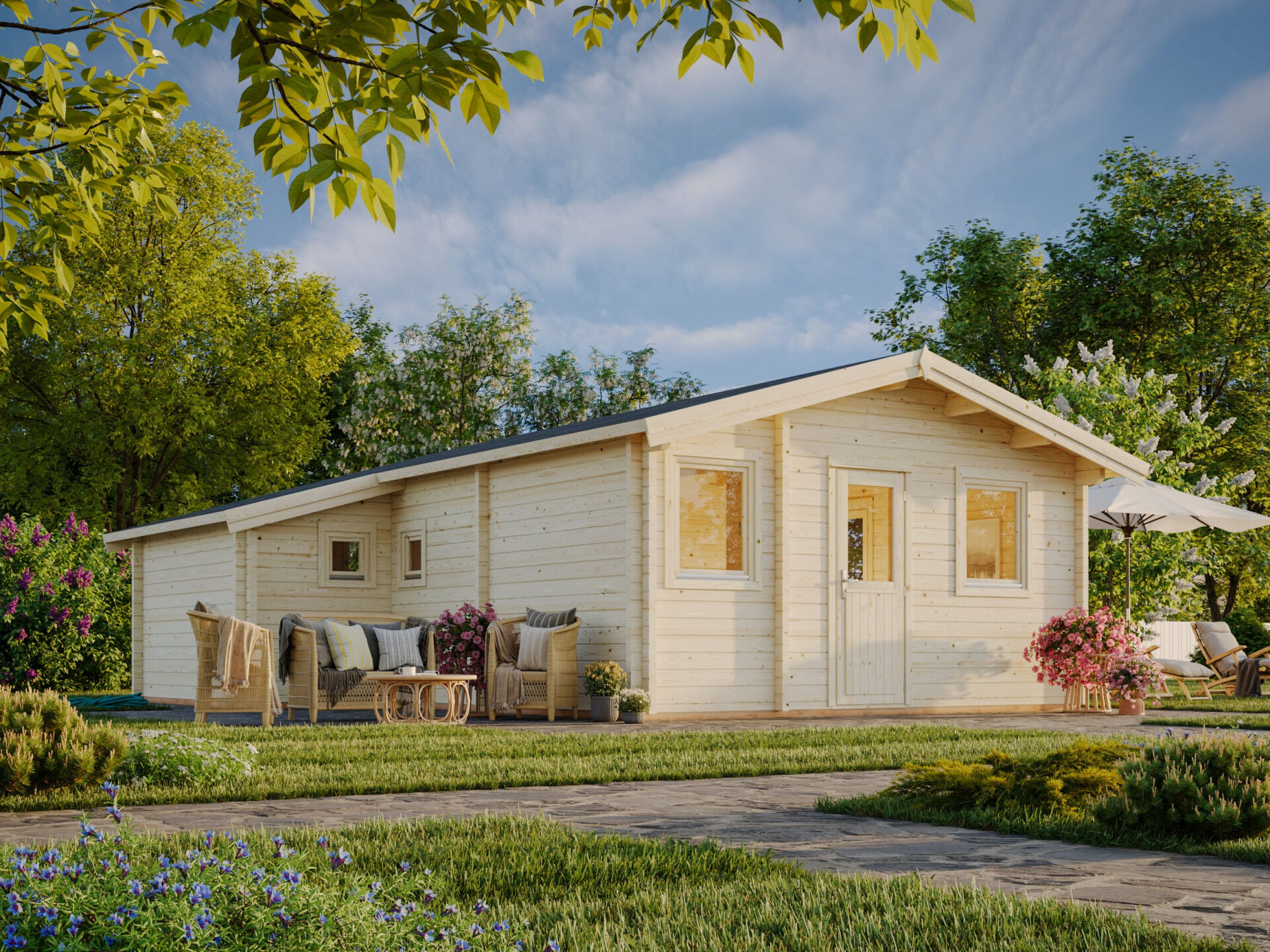 Palmako Ferienhaus Emily 39,2 m²