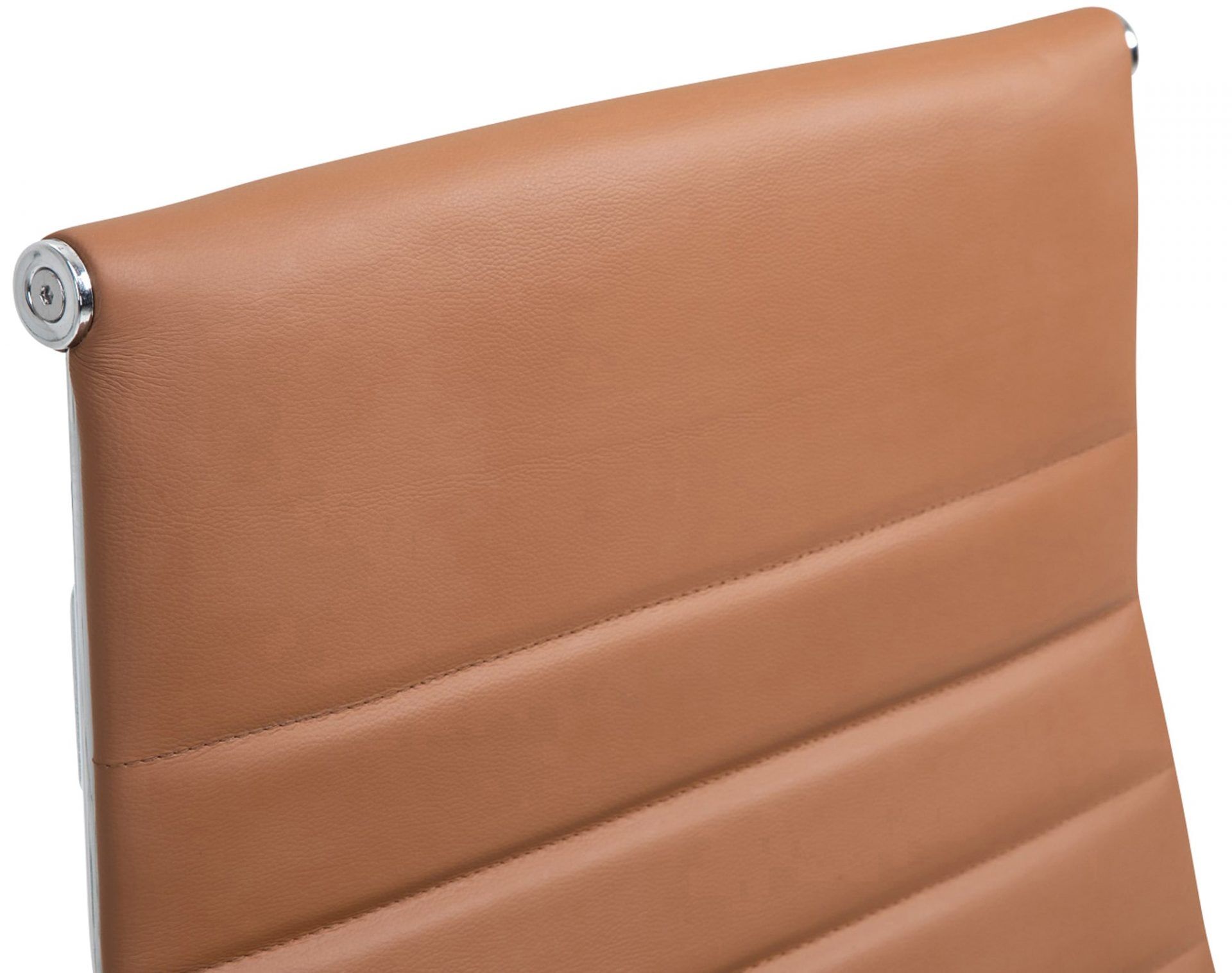 Bürostuhl Kolumbus Echtleder, hellbraun