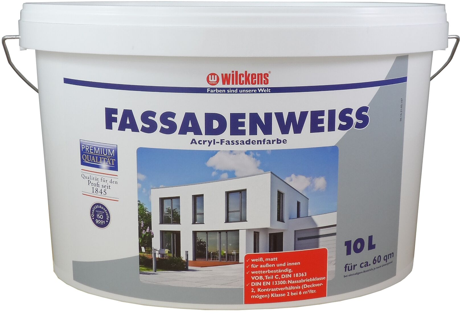 Wilckens Fassadenweiss Premium-Qualität 10l