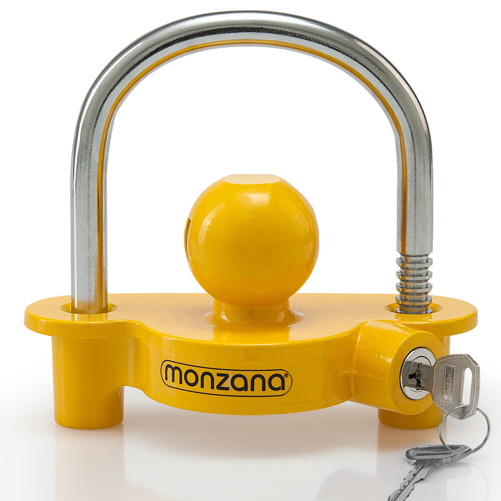 Anhängerschloss Gelb 157x79x150mm