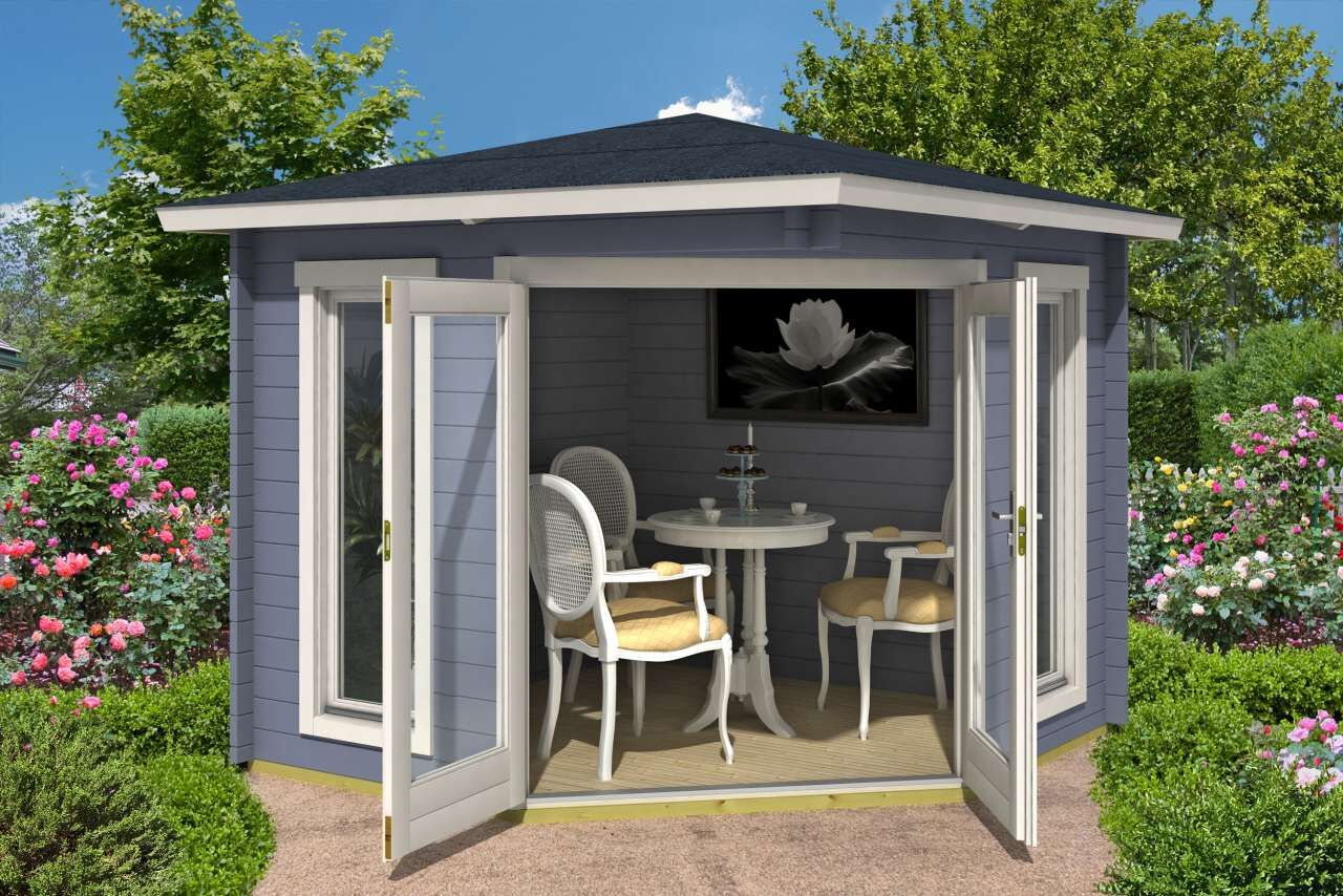 Lasita Maja 5 Eck Gartenhaus Oban 40