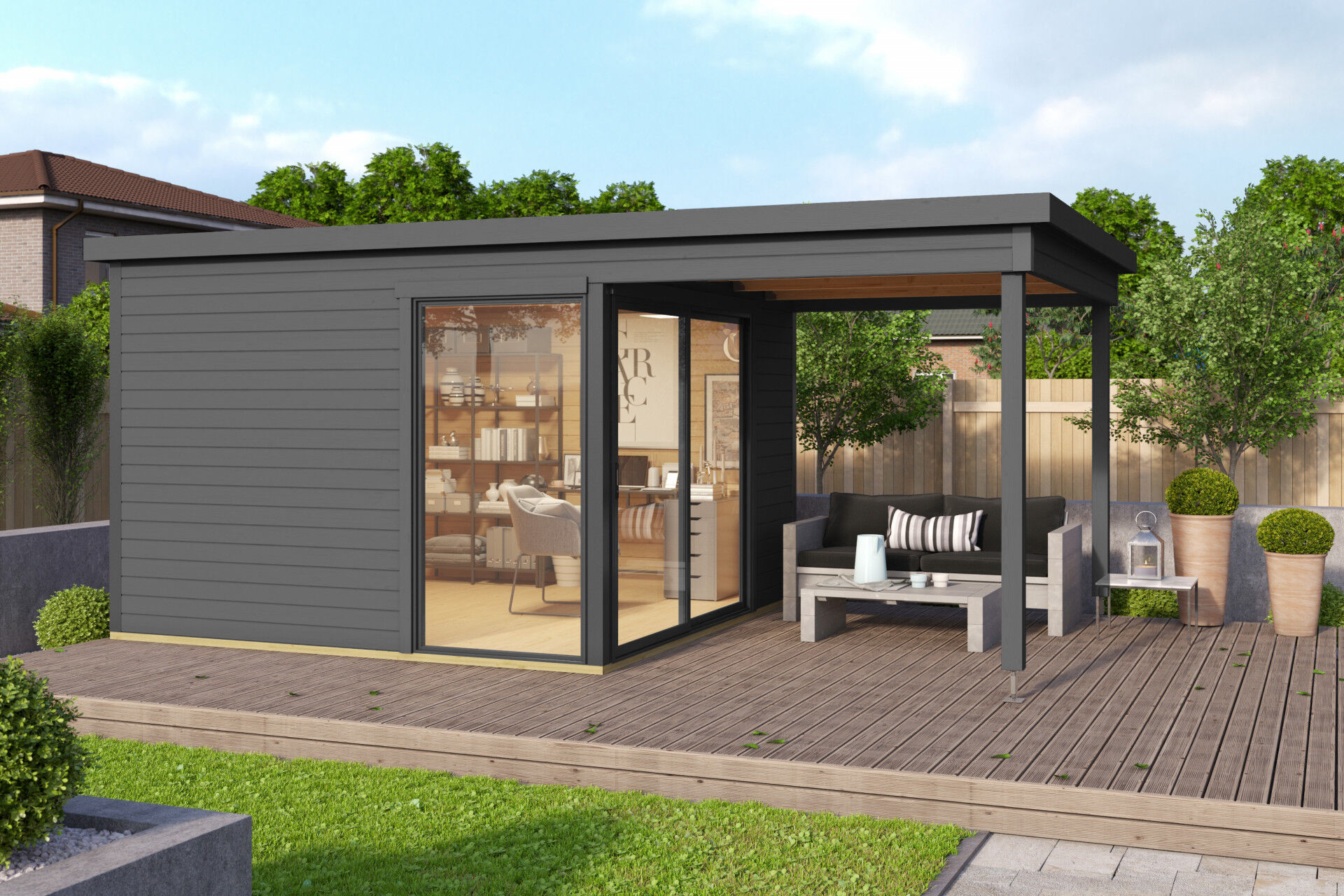 Lasita Maja Gartenhaus Domeo 2