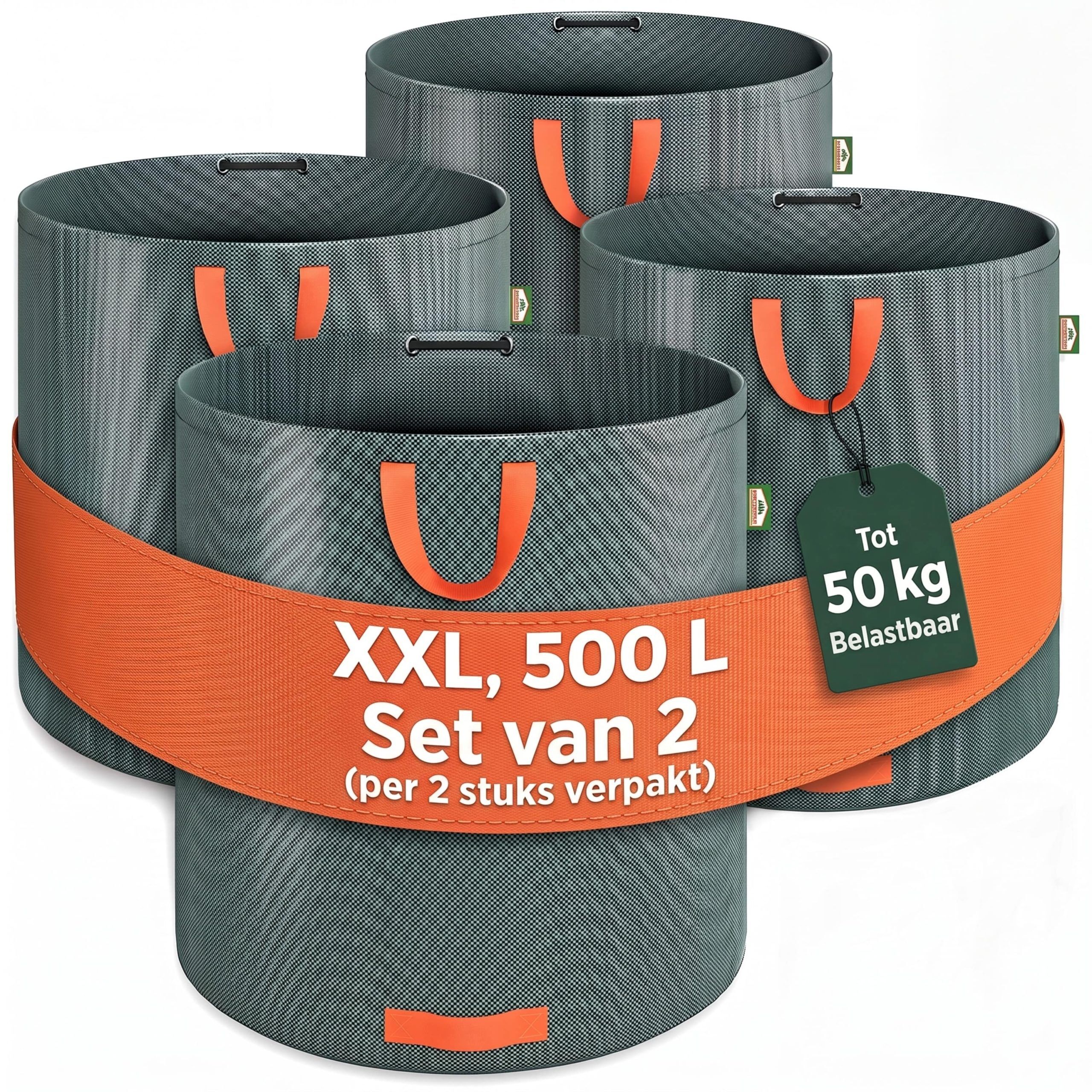 Gartenabfallsack 4er-Set je 500 Liter