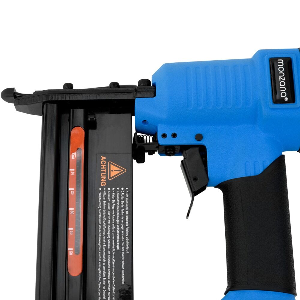 2in1 Druckluft-Nagler und Tacker mit Koffer + Nägel + Sechskant + Öl