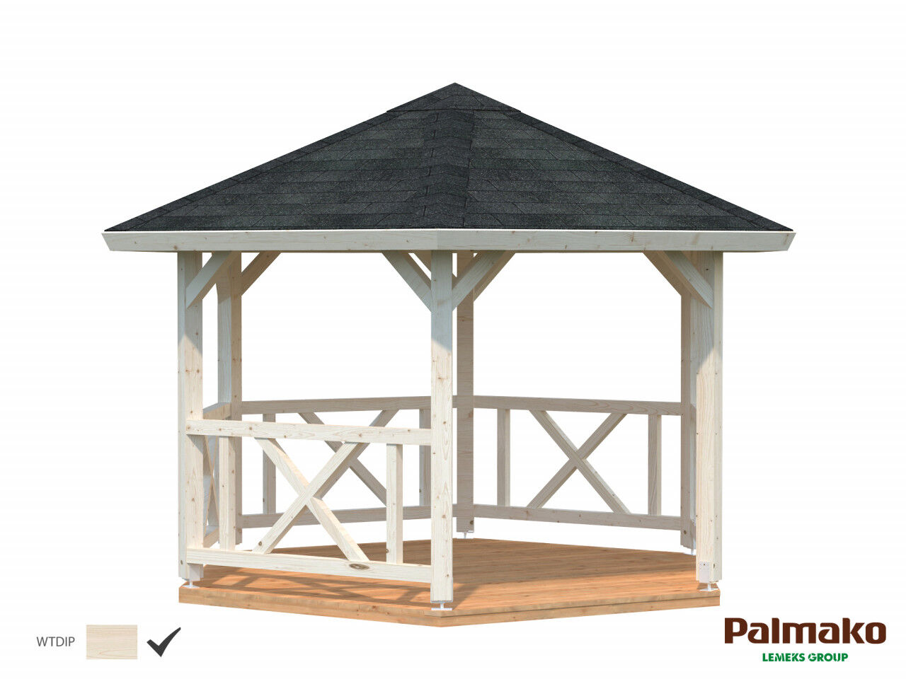 Palmako Pavillon Betty 9,9 m²