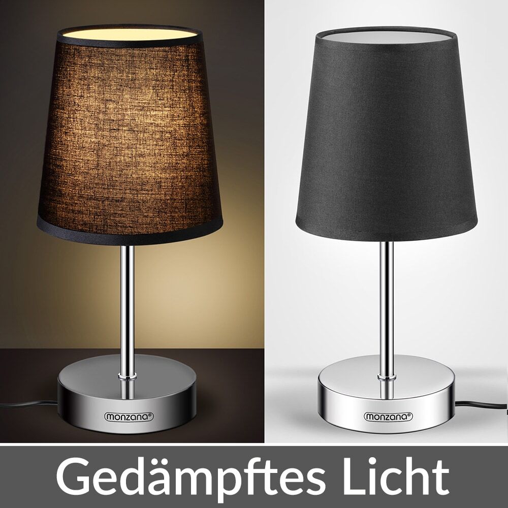 Tischlampe Lumière Anthrazit 32x13x13cm