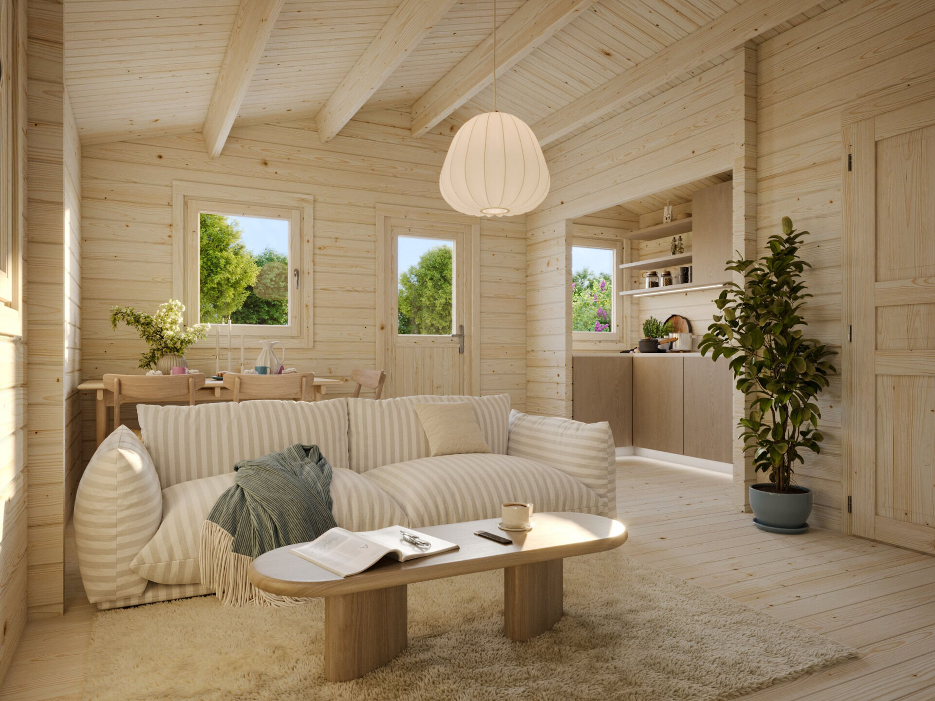 Palmako Ferienhaus Emily 39,2 m²