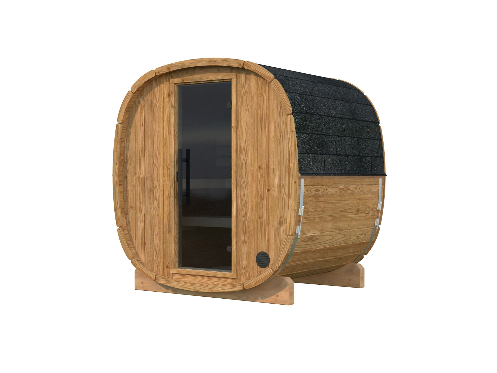 Palmako Fasssauna Astra 1,4 aus Thermoholz
