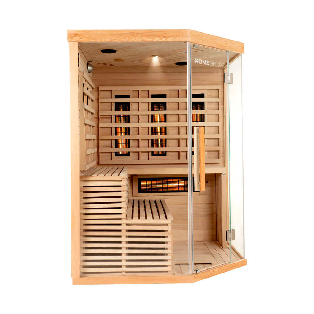 Infrarotkabine mit Vollspektrumstrahler SAHARA XXL - 150 x 150 cm für 4 Personen