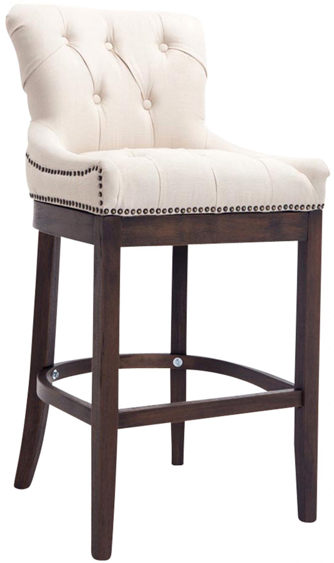 Barhocker Lakewood Stoff, Antik, creme