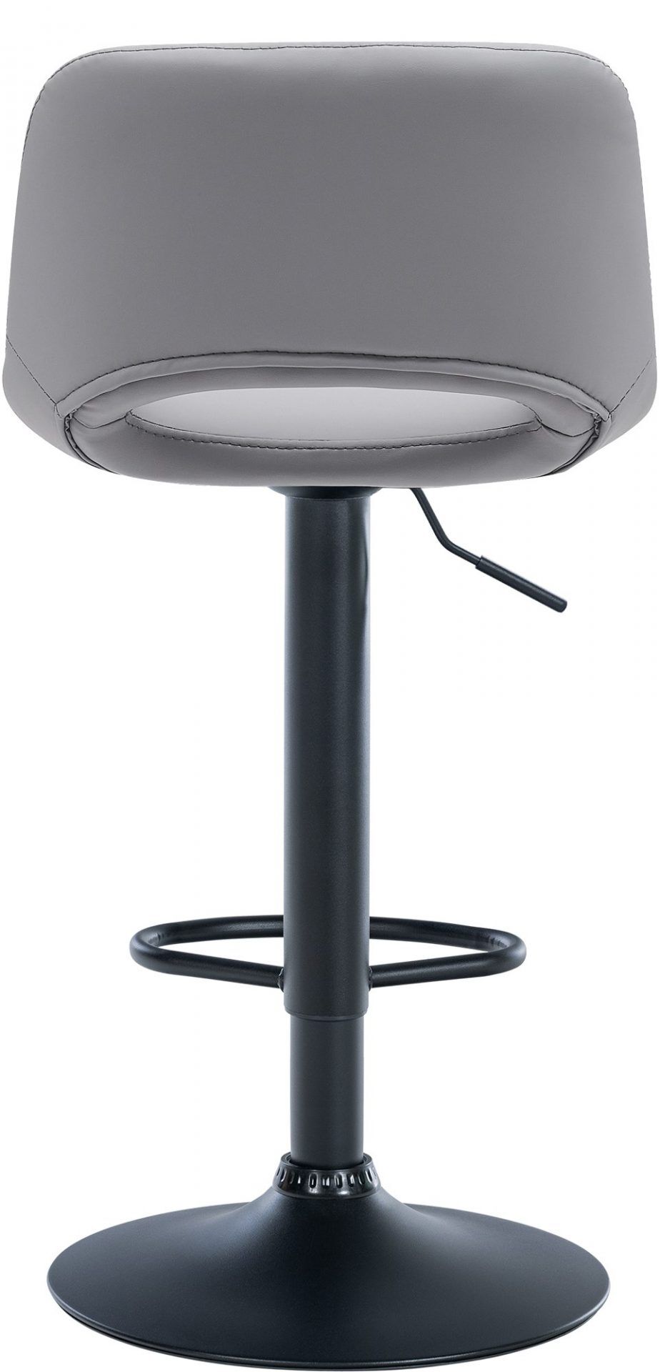 2er Set Barhocker Camden Kunstleder schwarz, grau