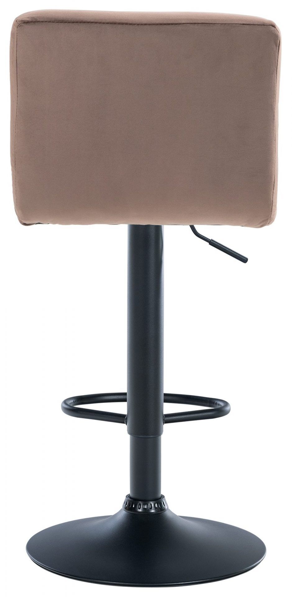 2er Set Barhocker Peru Samt schwarz, braun