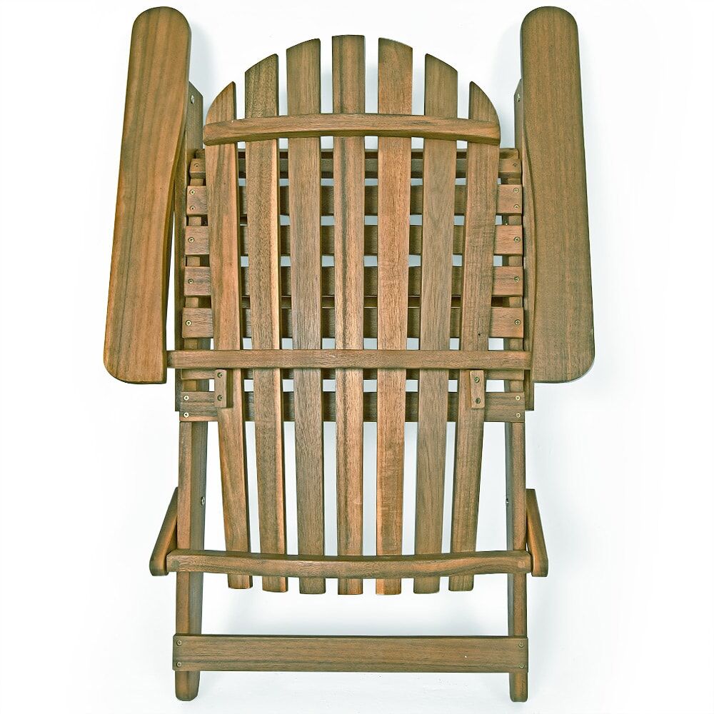 Liegestuhl Adirondack Akazienholz klappbar