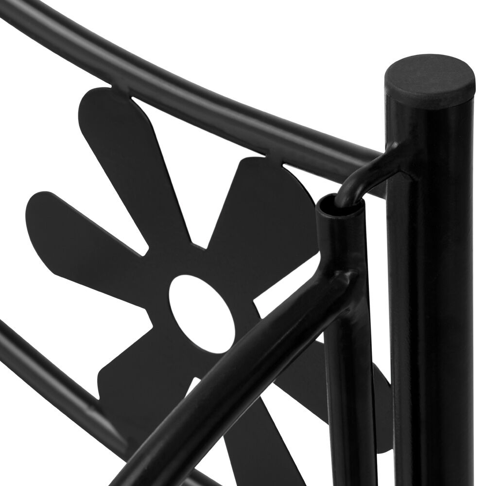 Metallregal Mattschwarz 50x60x30cm