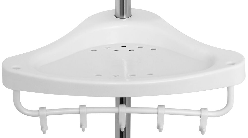 Teleskop Duschregal Edelstahl 92-306cm