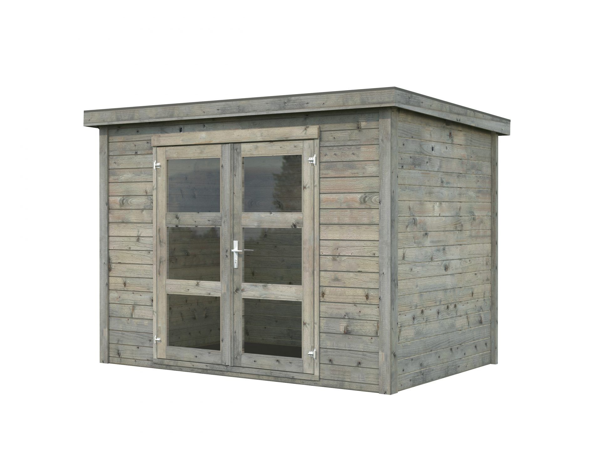 Flachdach Gartenhaus Aktion 70