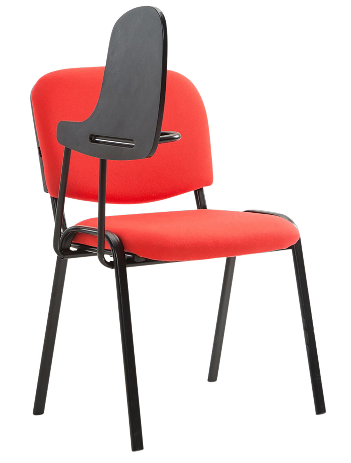 4er Set Stühle Ken mit Klapptisch Stoff, rot