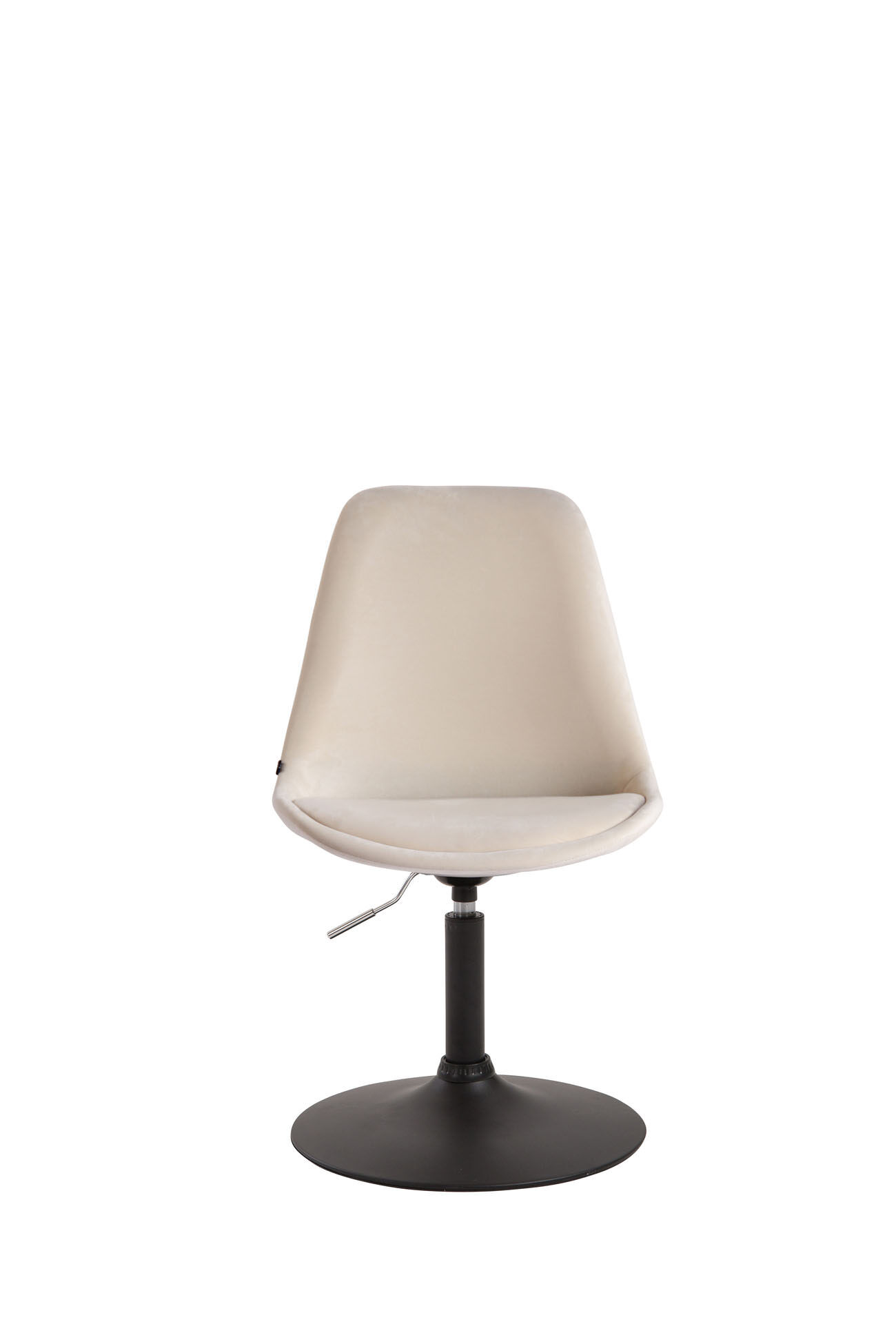 Esszimmerstuhl Maverick Samt schwarz, creme