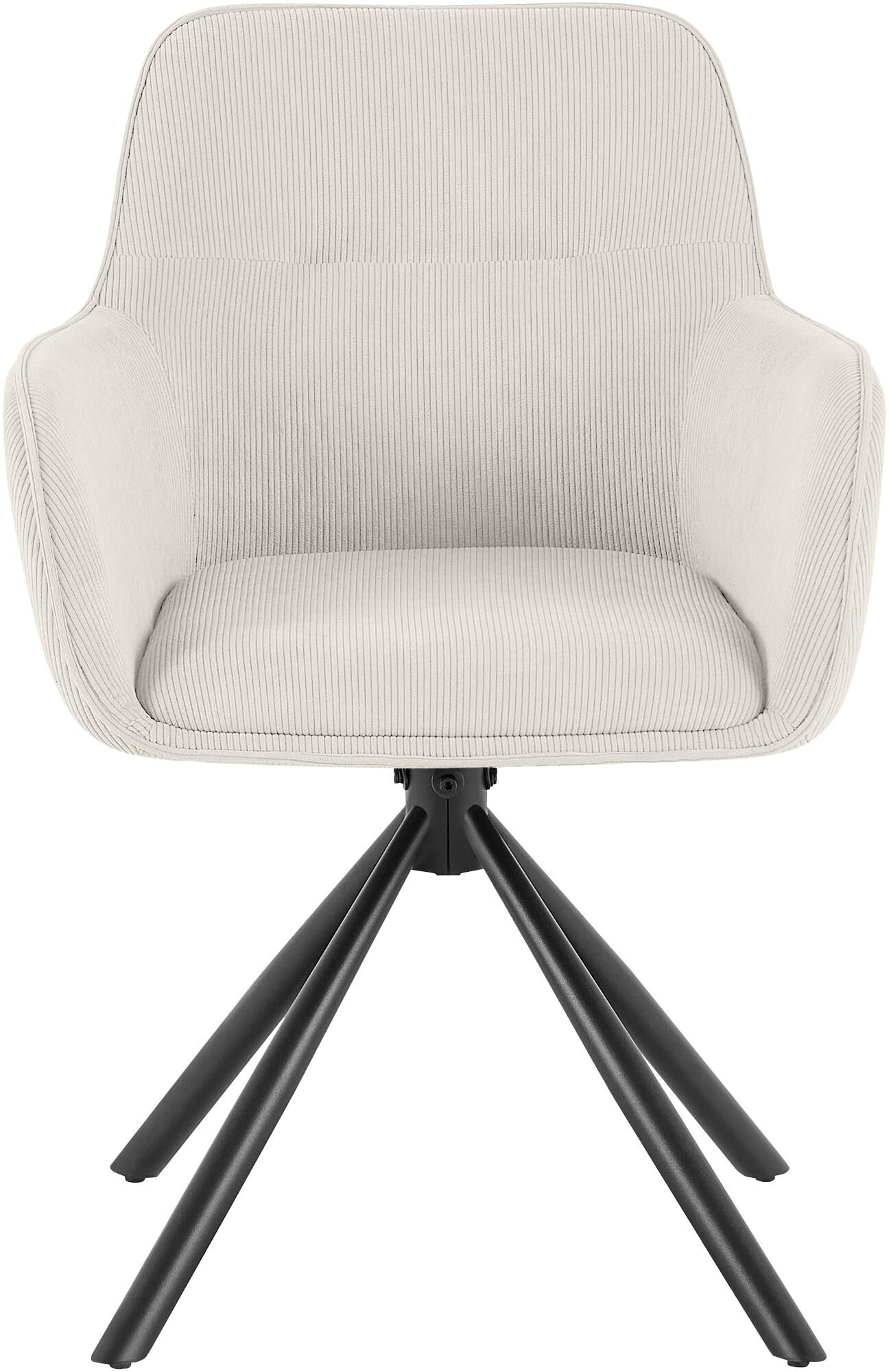 Stuhl Tipton Cord, creme