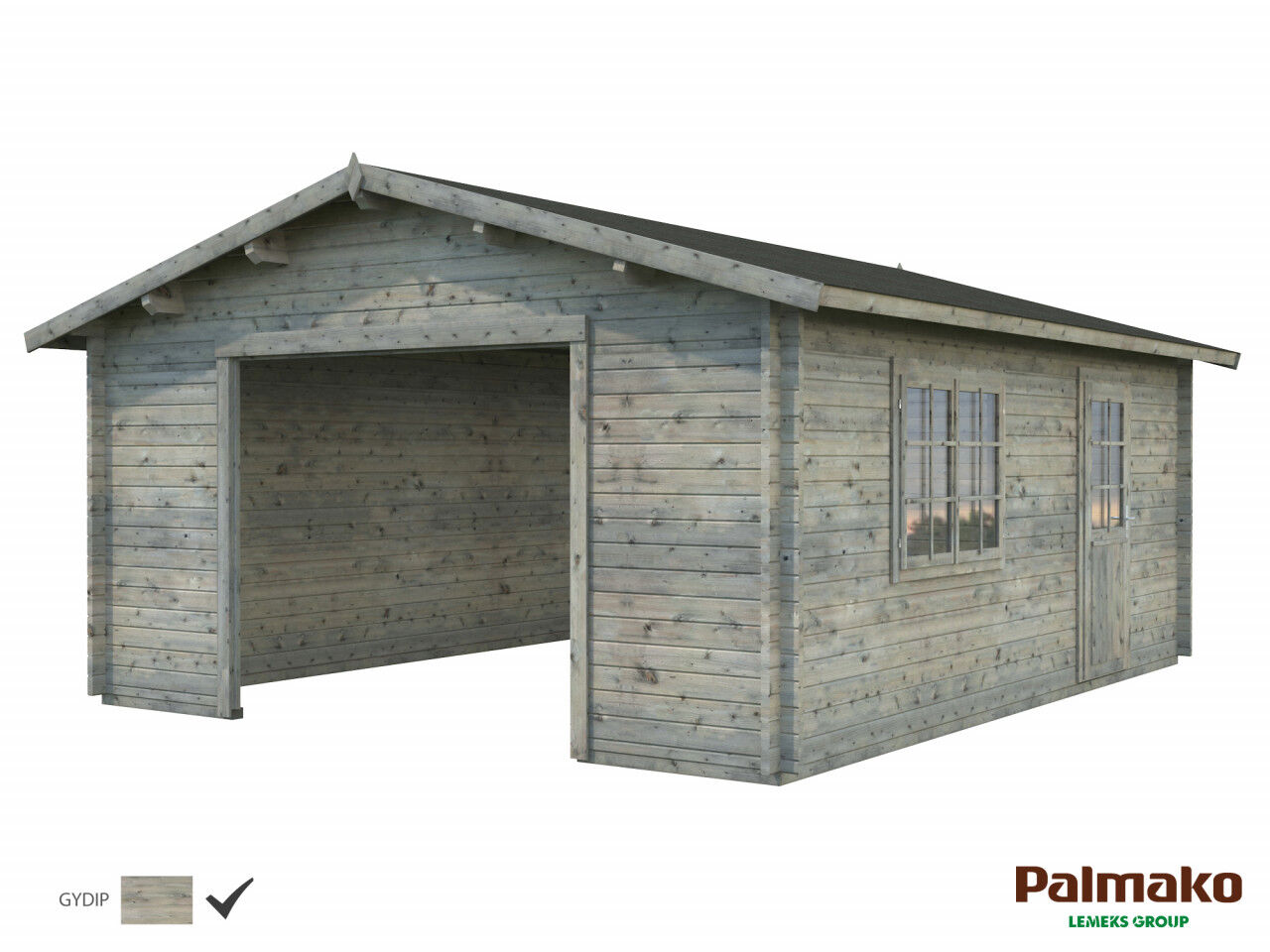 Palmako Holzgarage Roger 23,9 m²