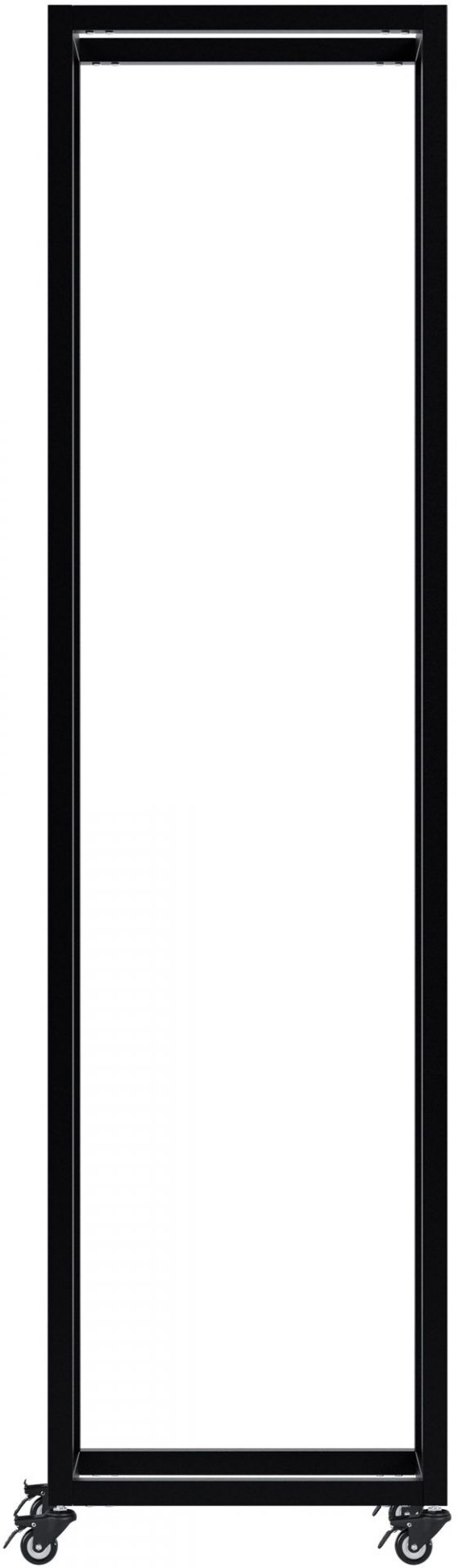 Kaminholzständer Hilta 25x40x150 cm, schwarz