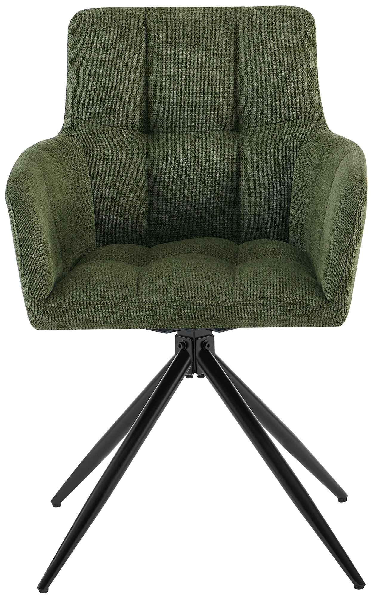 Esszimmerstuhl Jonah Stoff, grün