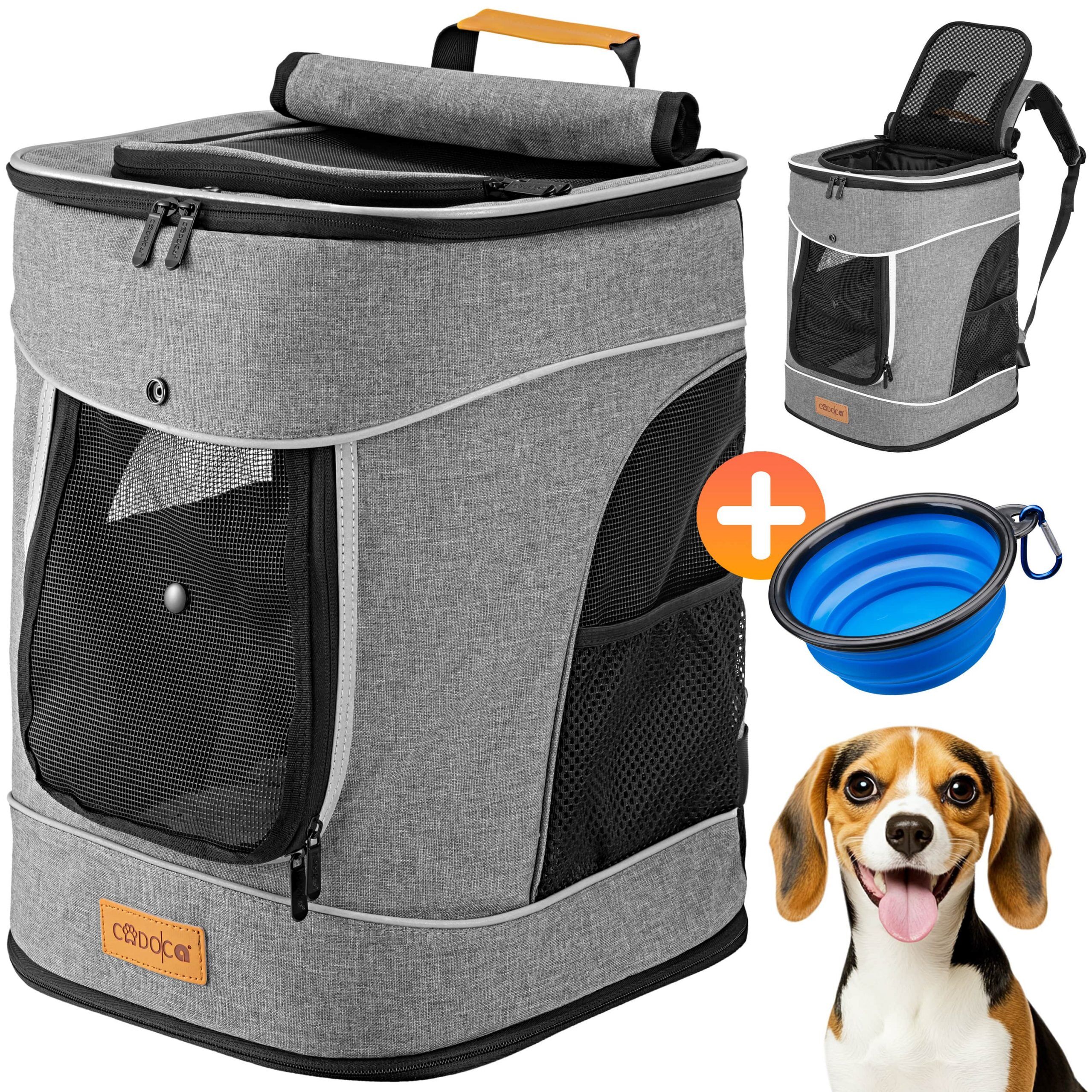 Katzenrucksack Grau 41x30x34cm