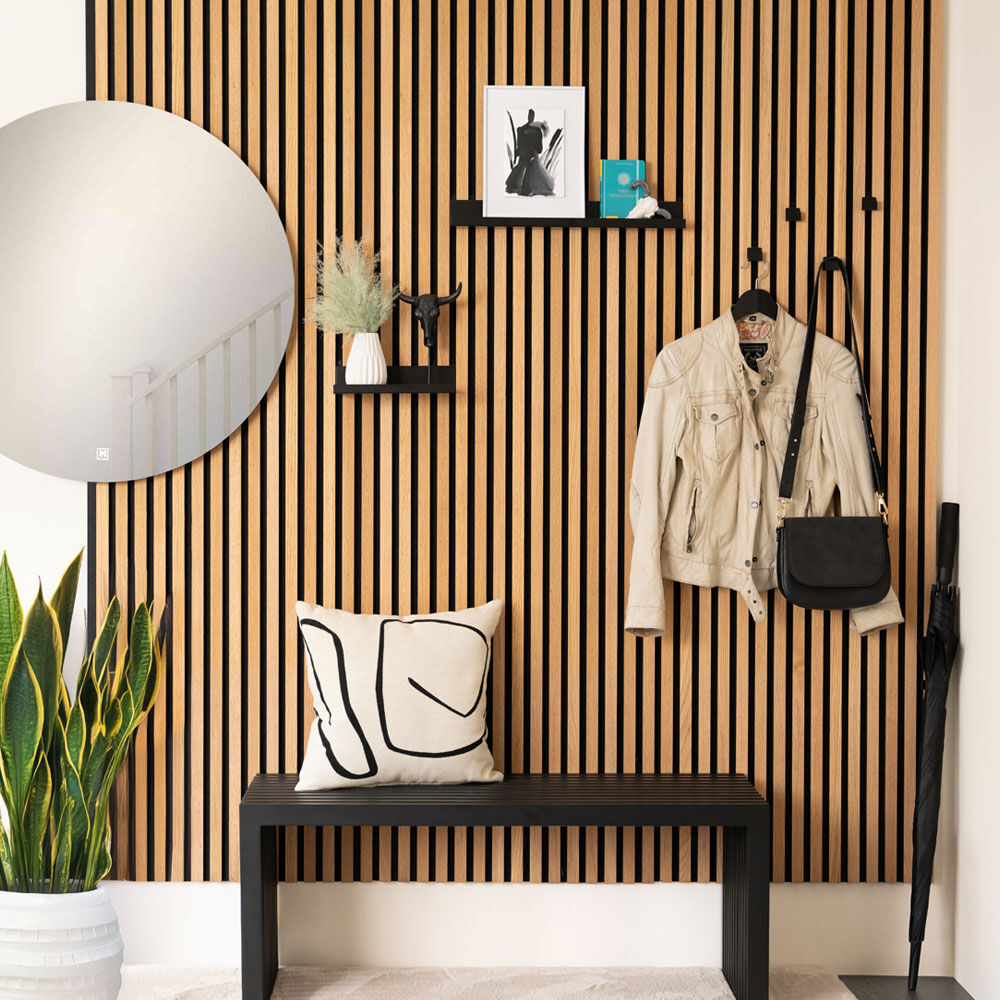 Regal für Akustikpaneel RESONA - 50 x 5 cm Schwarz