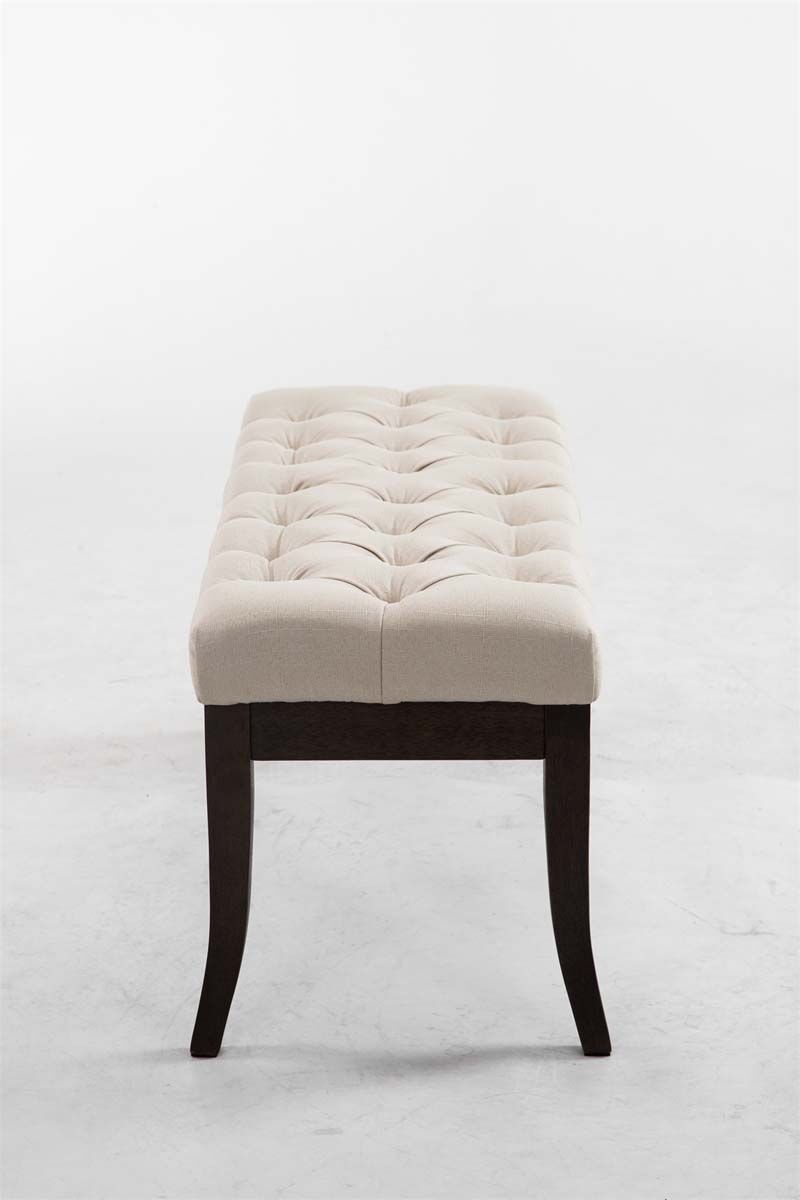 Sitzbank Ramses Stoff antik-dunkel 100, creme