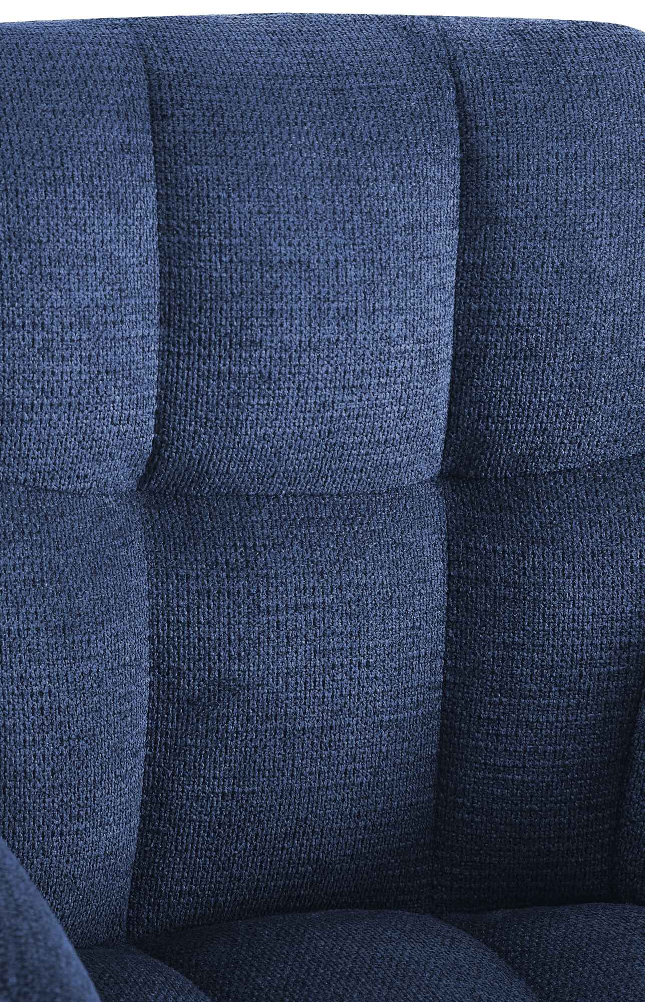 2er Set Esszimmerstuhl Jonah Stoff, dunkelblau