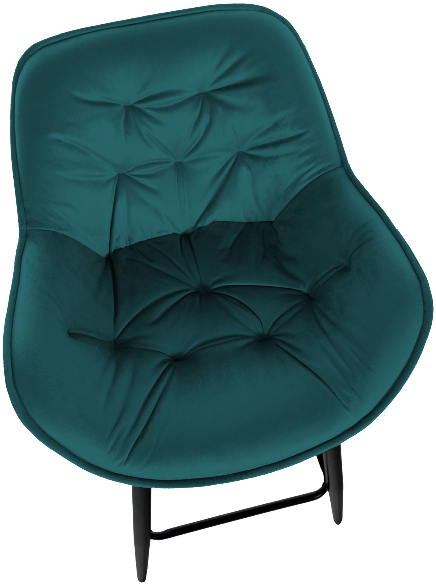 Barhocker Gibson 76 Samt, dunkelgrün