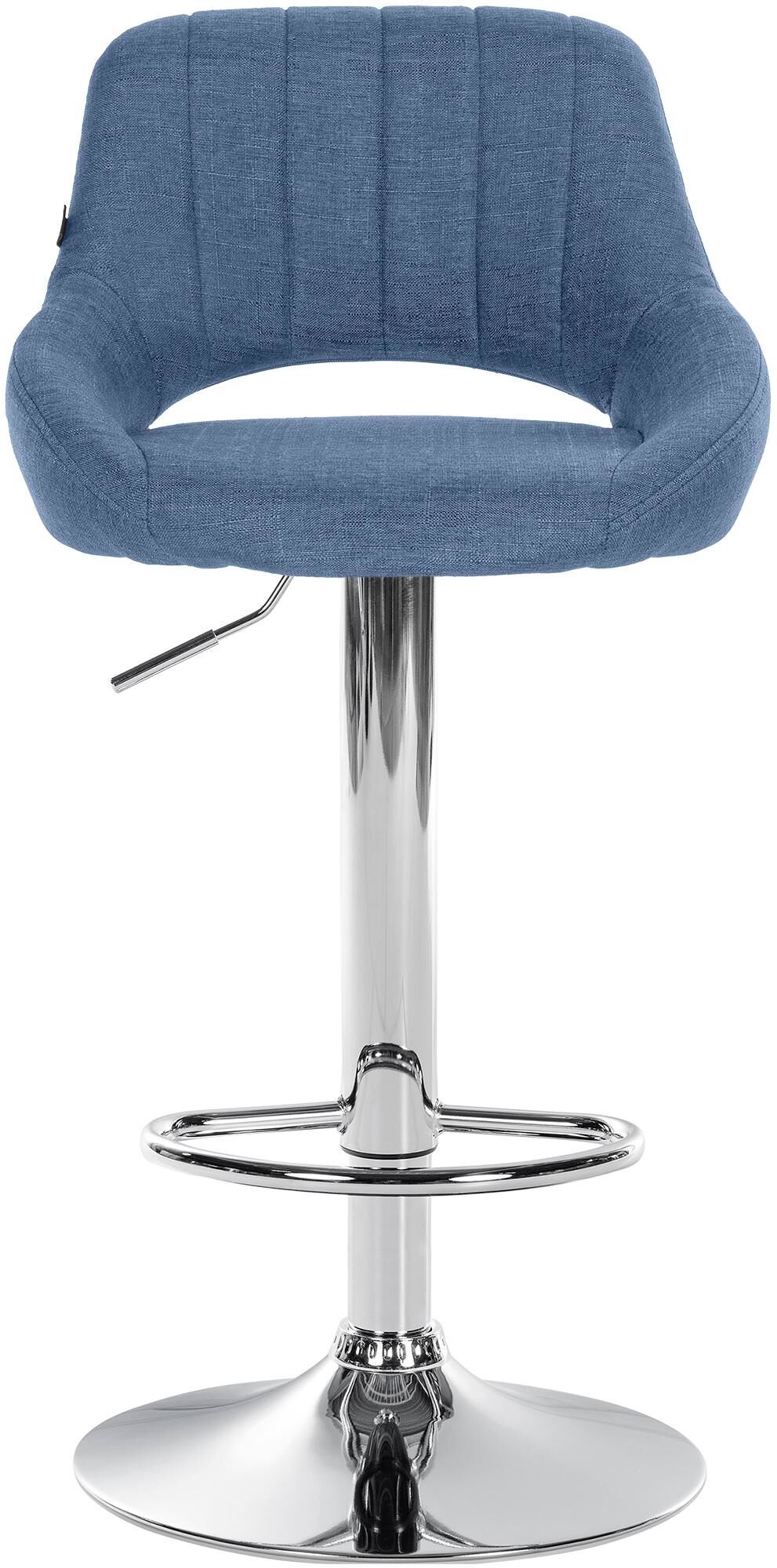 2er Set Barhocker Milet Stoff C, blau