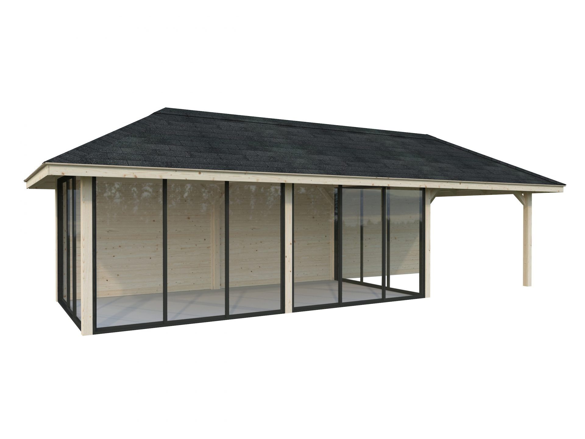 Palmako Pavillon Bianca 24,9 m2 Set 218 Slide