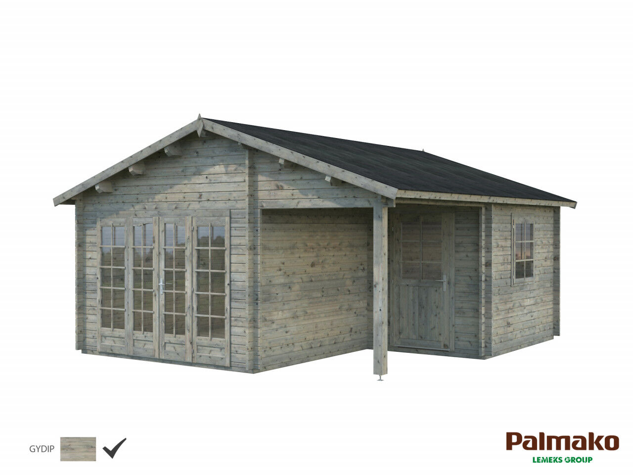 Palmako Gartenhaus Irene 21,9+5,2 m²