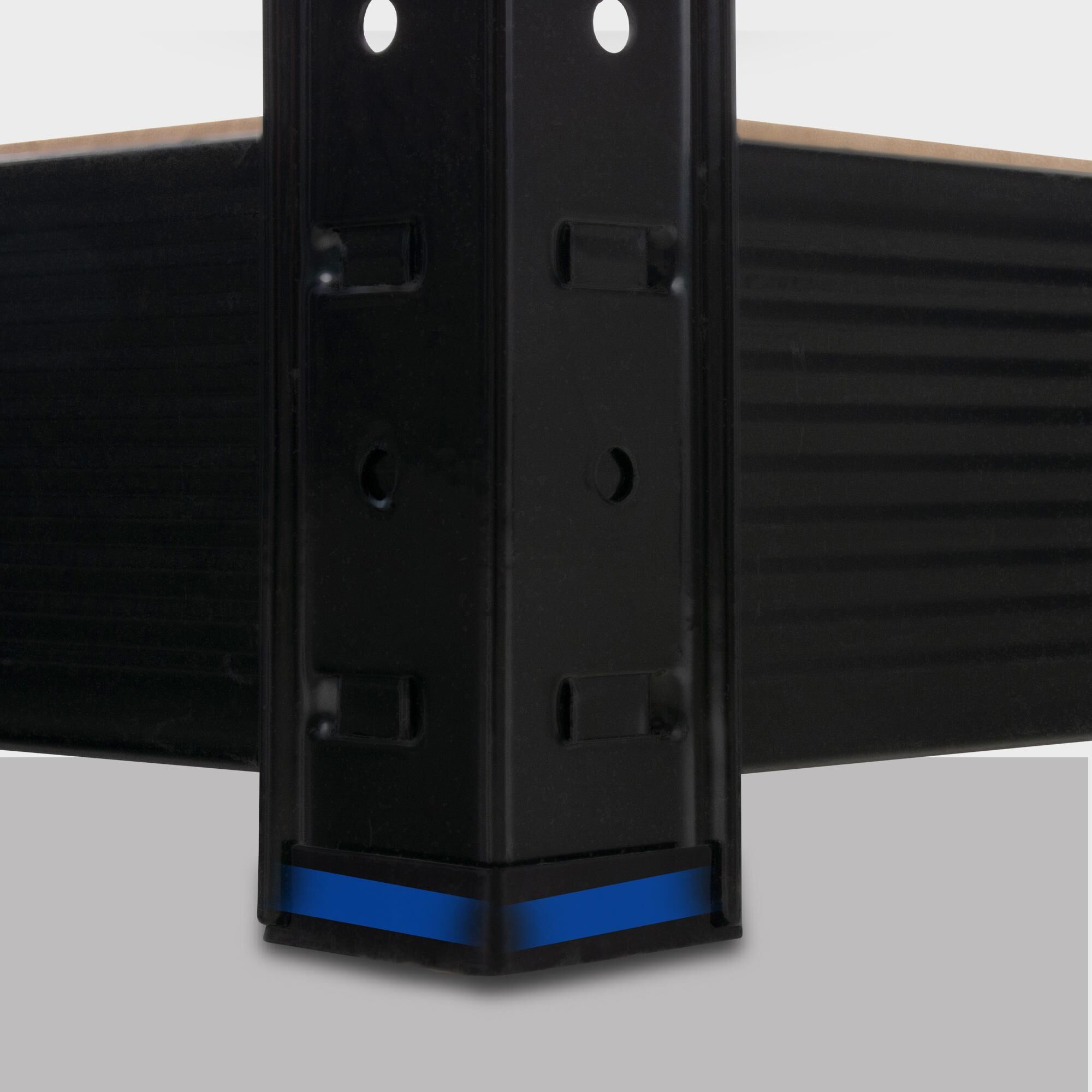 Schwerlastregal 160x60x180 cm, schwarz