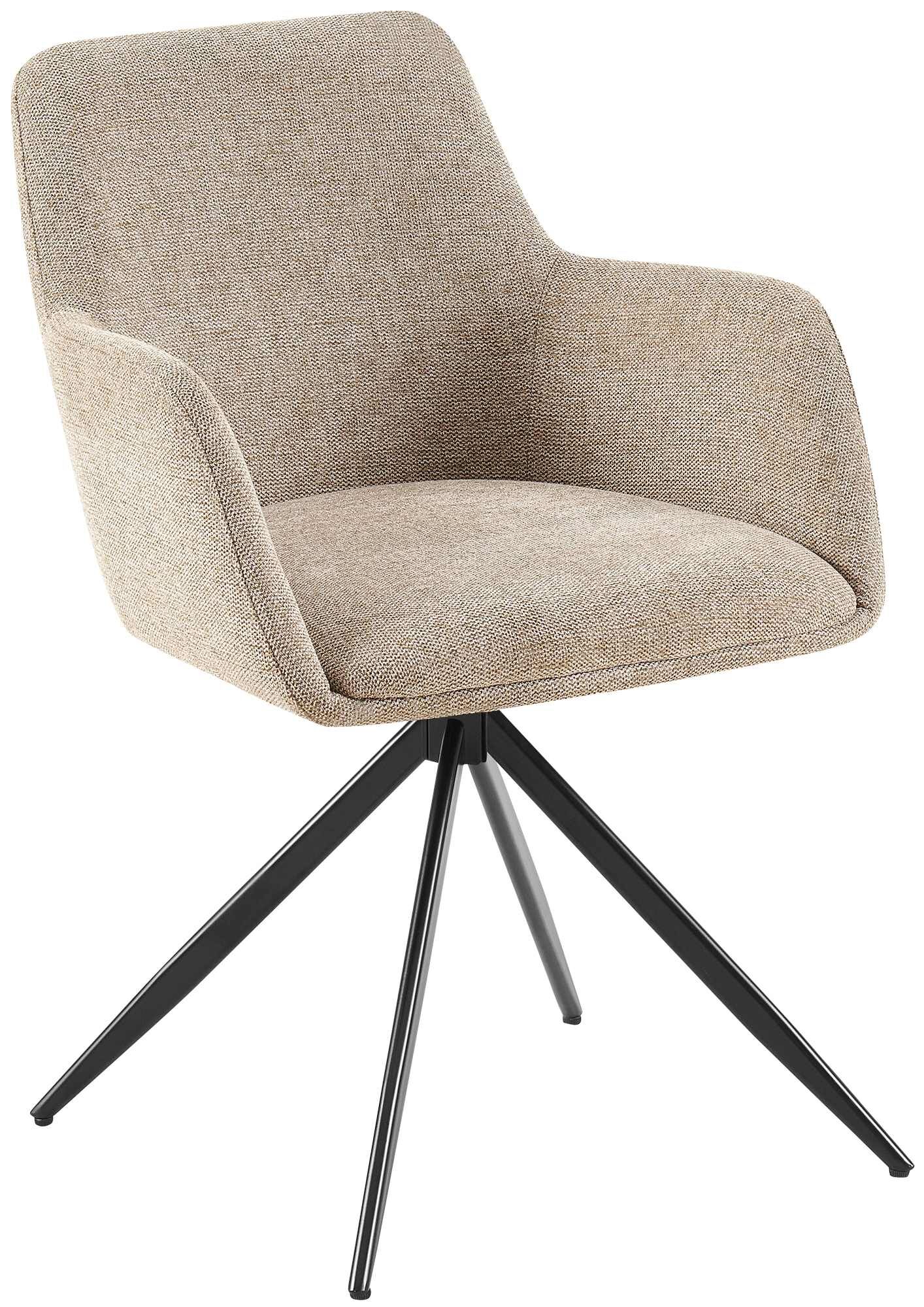 Esszimmerstuhl Olema Stoff, taupe