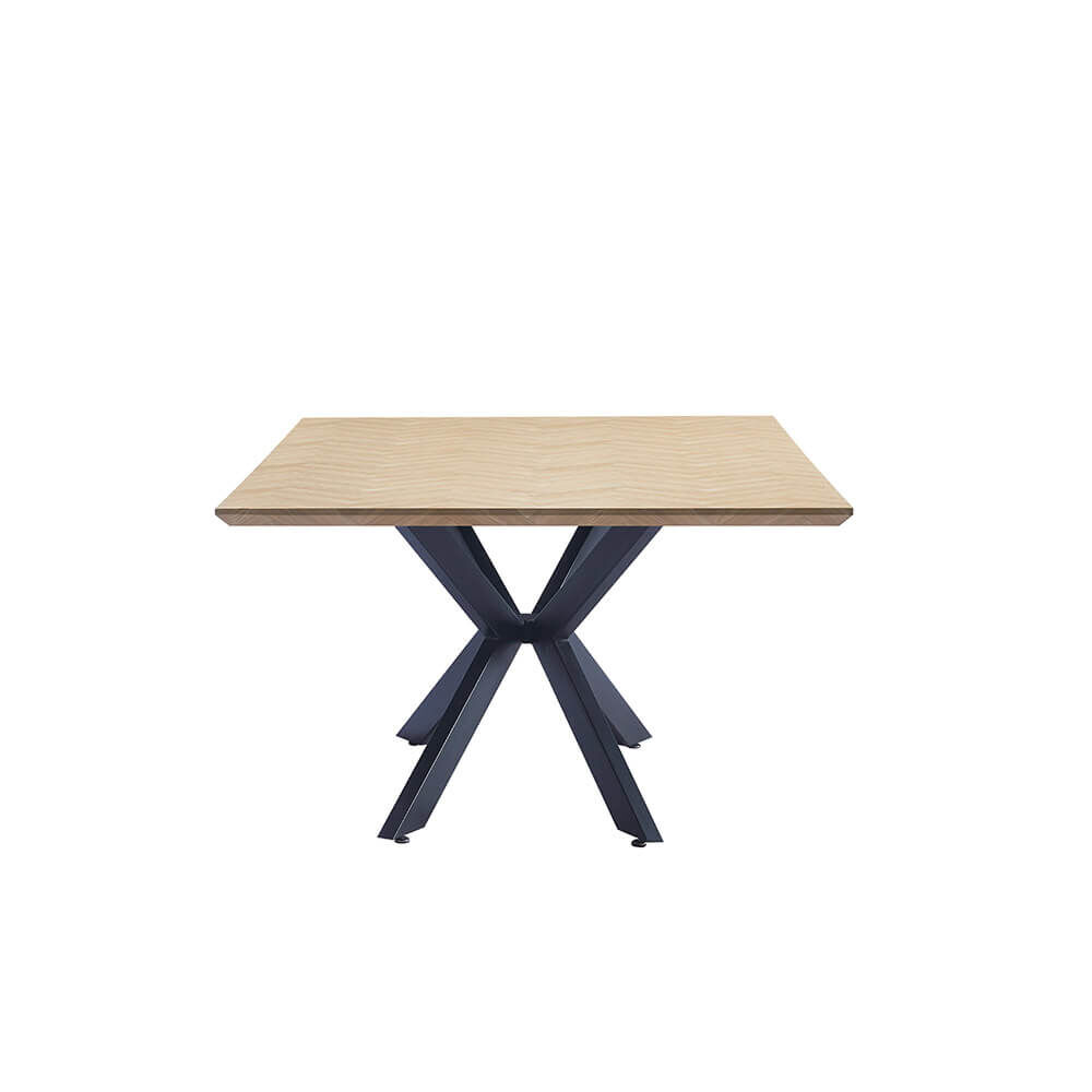 Esstisch Eckig AVENCIA inkl. Sternfuß - 200 x 120 cm Fishbone Oak