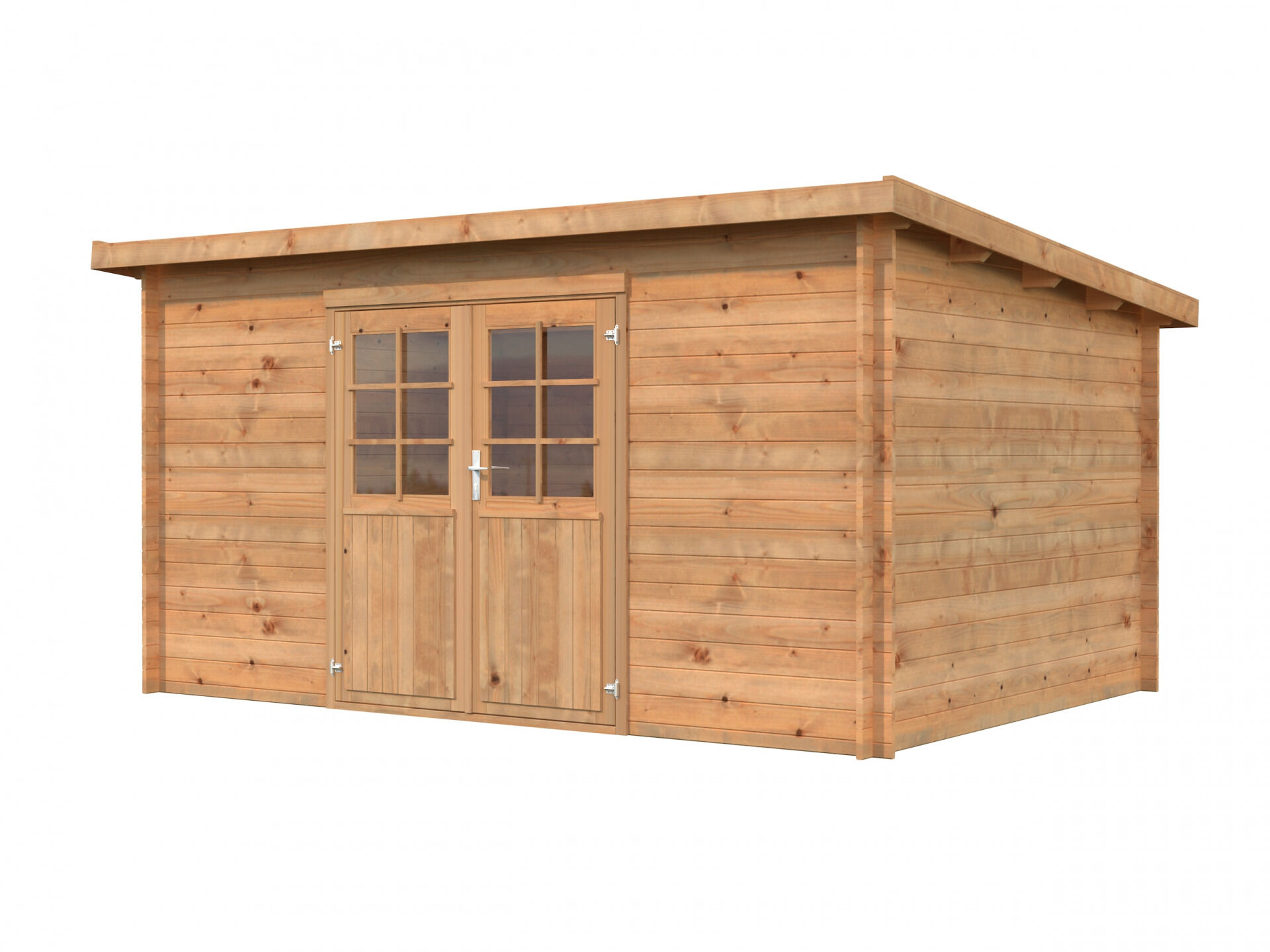 Flachdach Gartenhaus Aktion 64