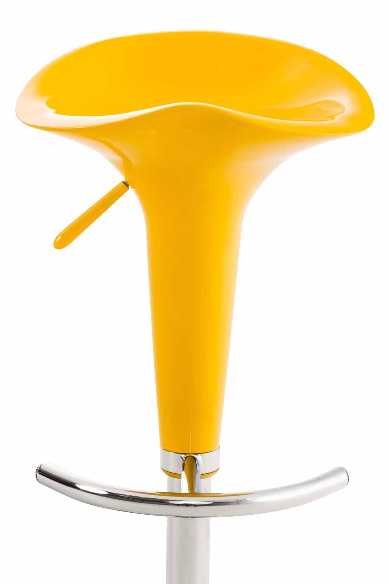 2er Set Barhocker Saddle, gelb