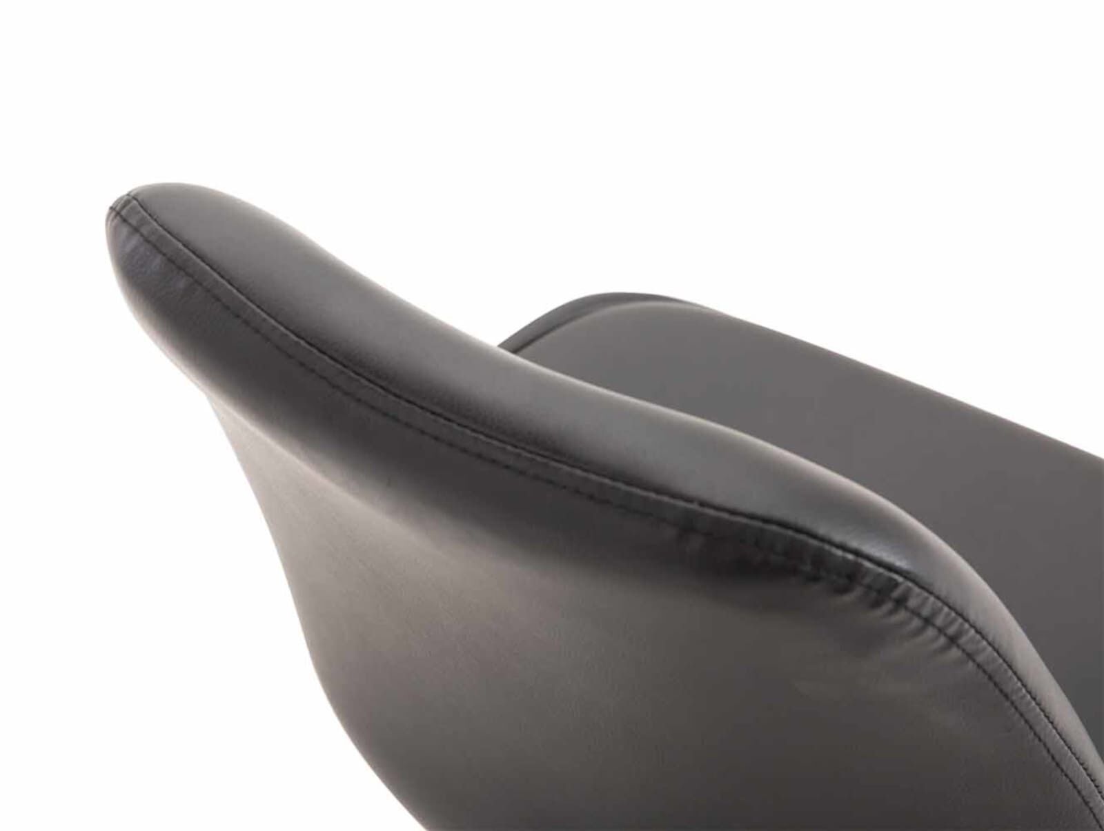 4er Set Esszimmerstühle Maverick B Kunstleder, schwarz