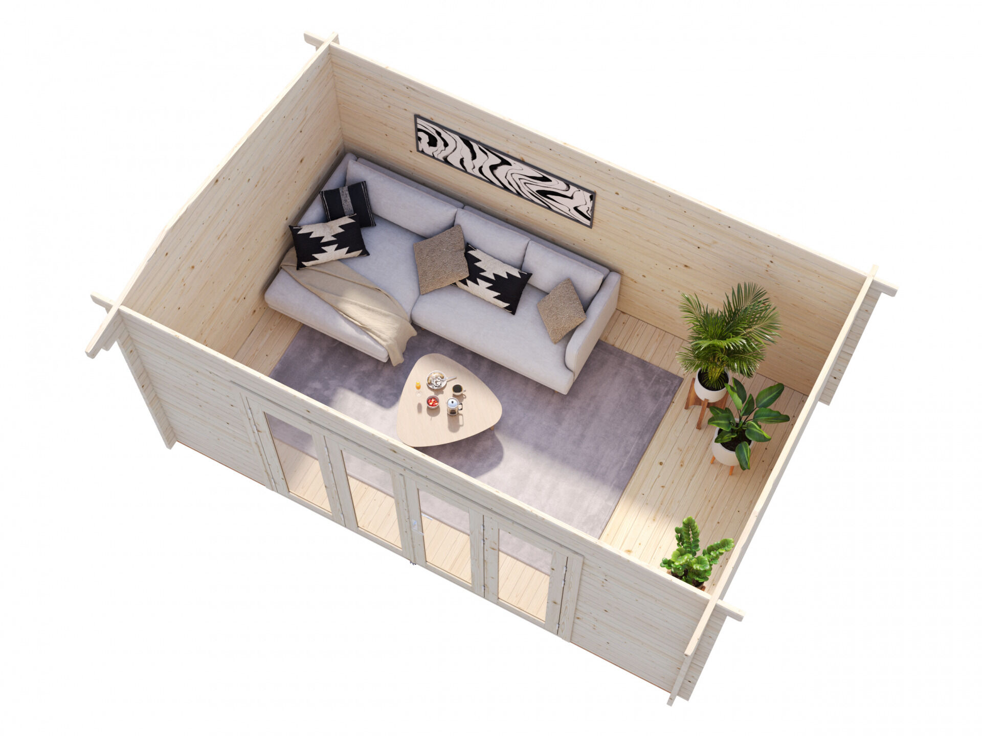 Palmako Gartenhaus Ines 13,7 m²