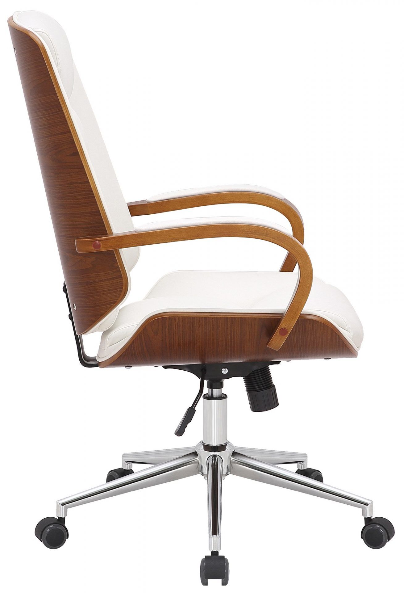 Bürostuhl Yankton, walnuss/weiß